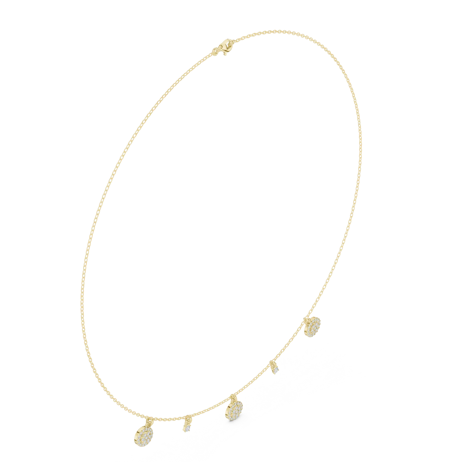 Diamante Gargantilla 0.46 Quilates