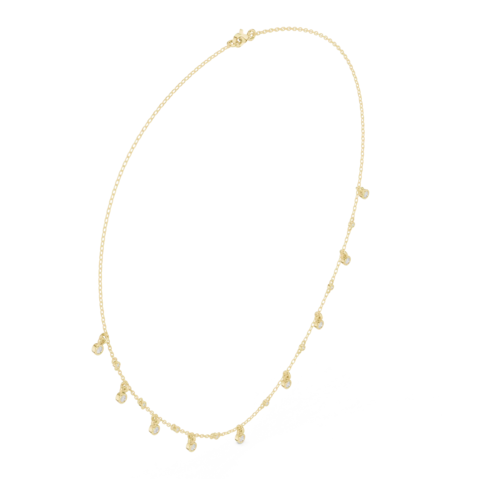 Diamante Gargantilla 0.35 Quilates