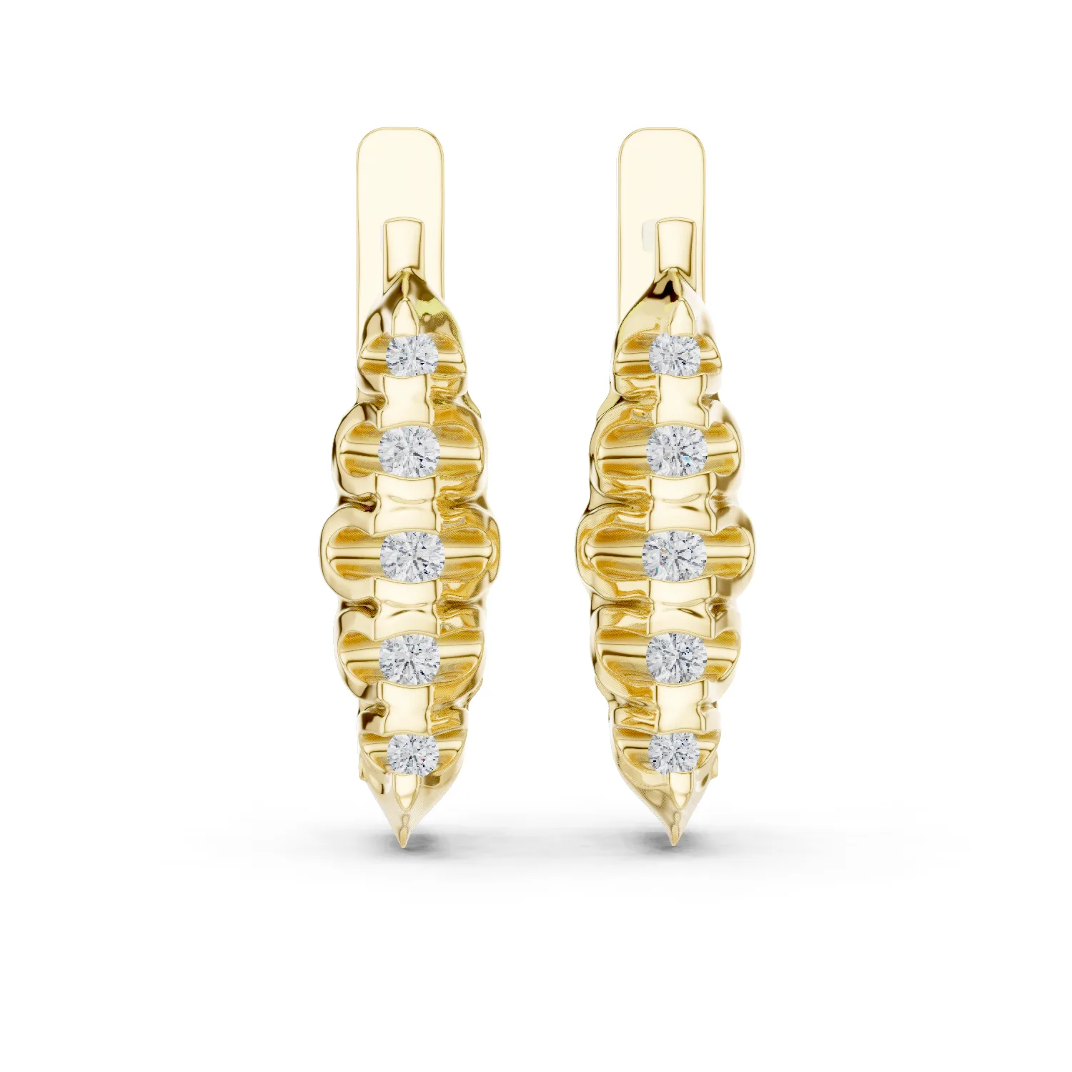 Diamond Earrings 0.26 Carat