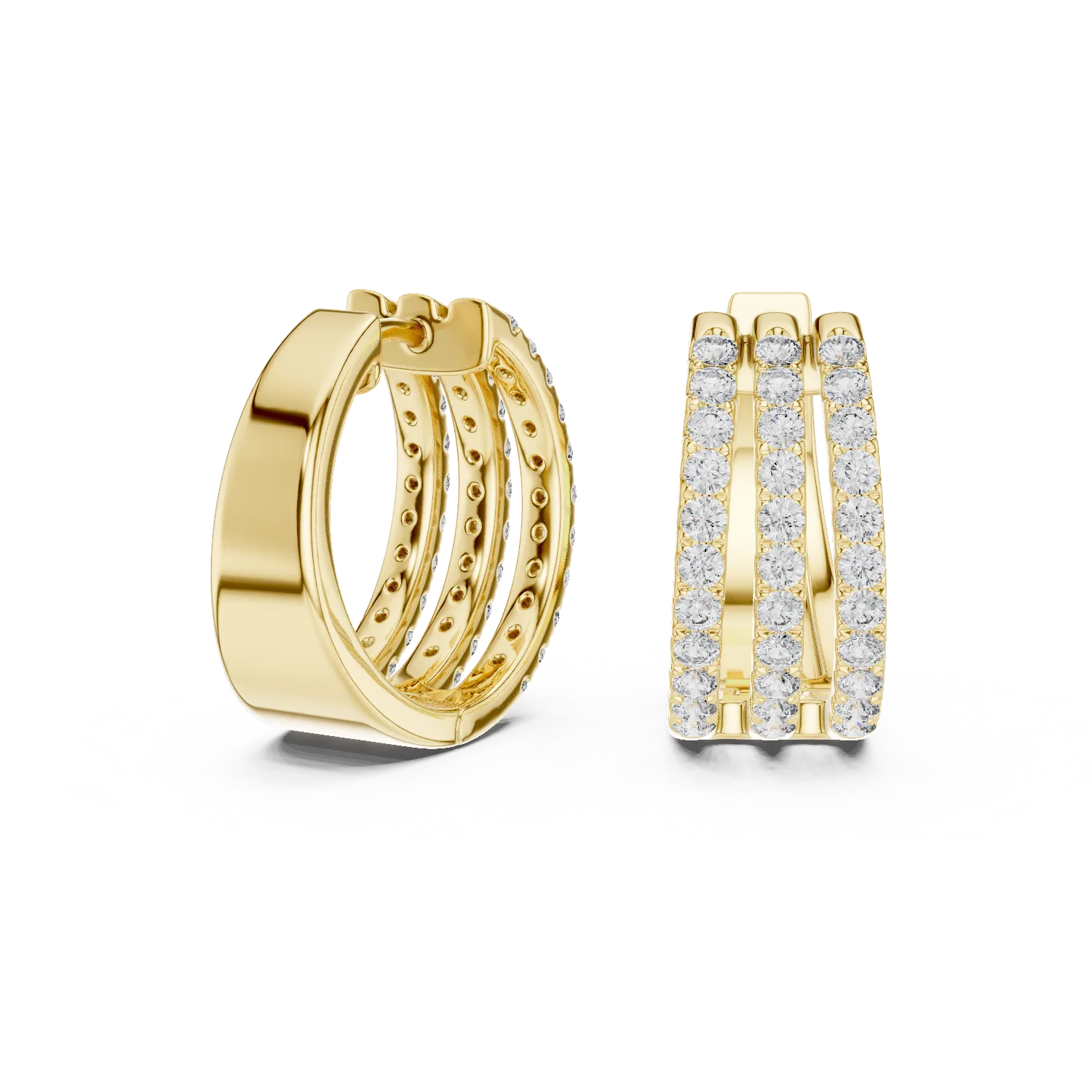 Diamond Earrings 1.98 Carat