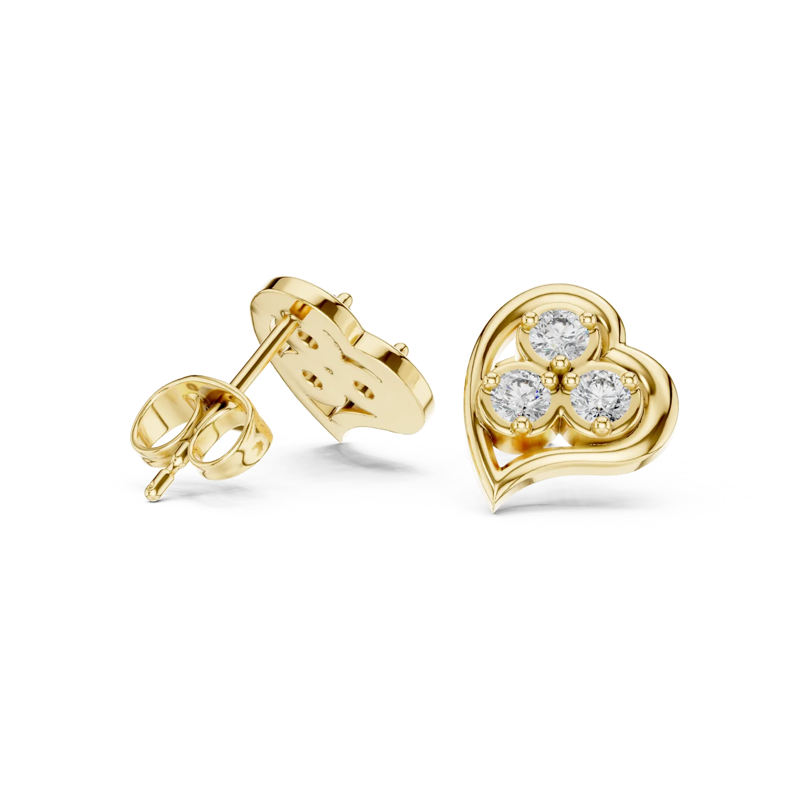 Diamond Earrings 0.39 Carat