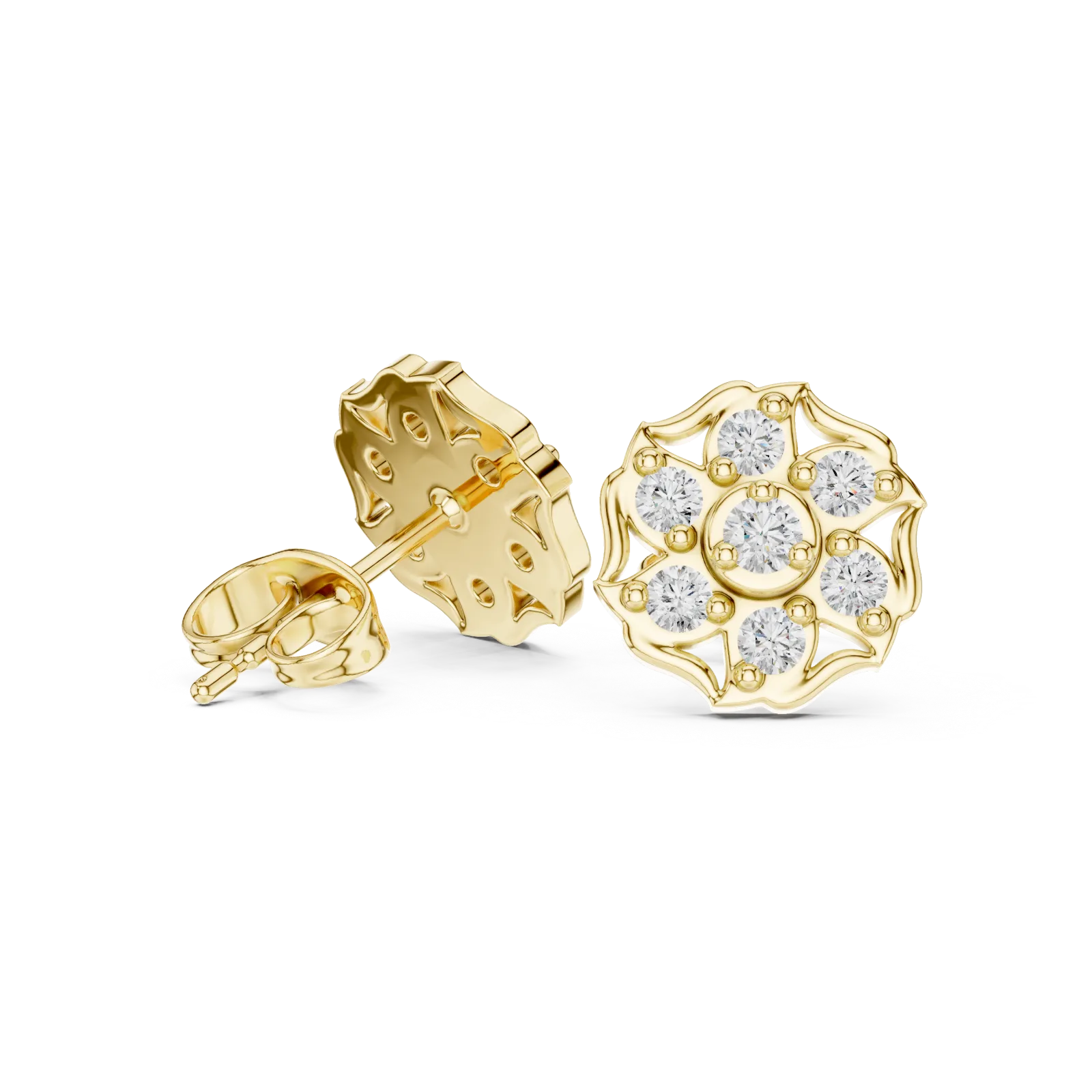 Diamond Earrings 0.45 Carat