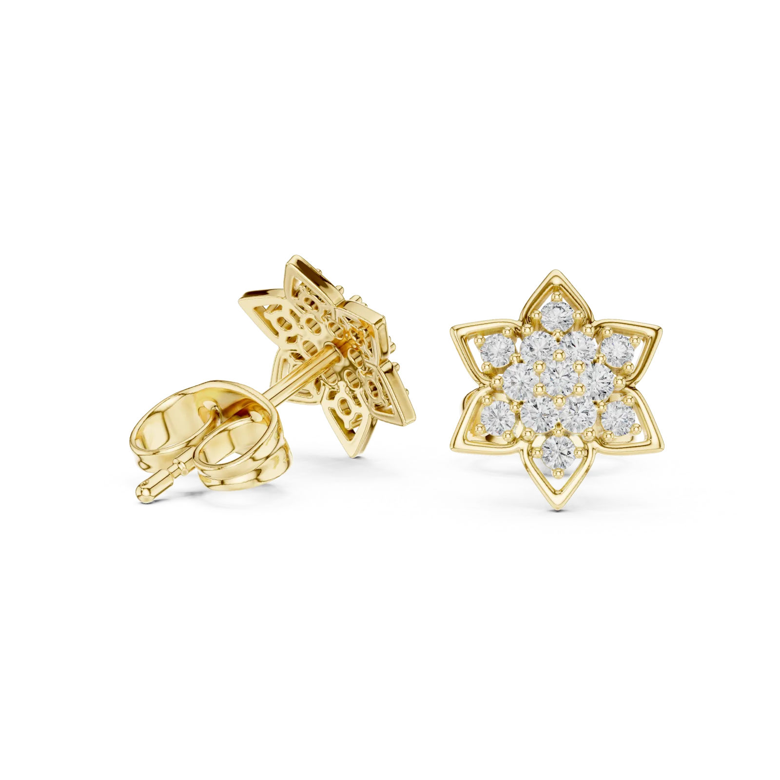 Diamond Earrings 0.24 Carat