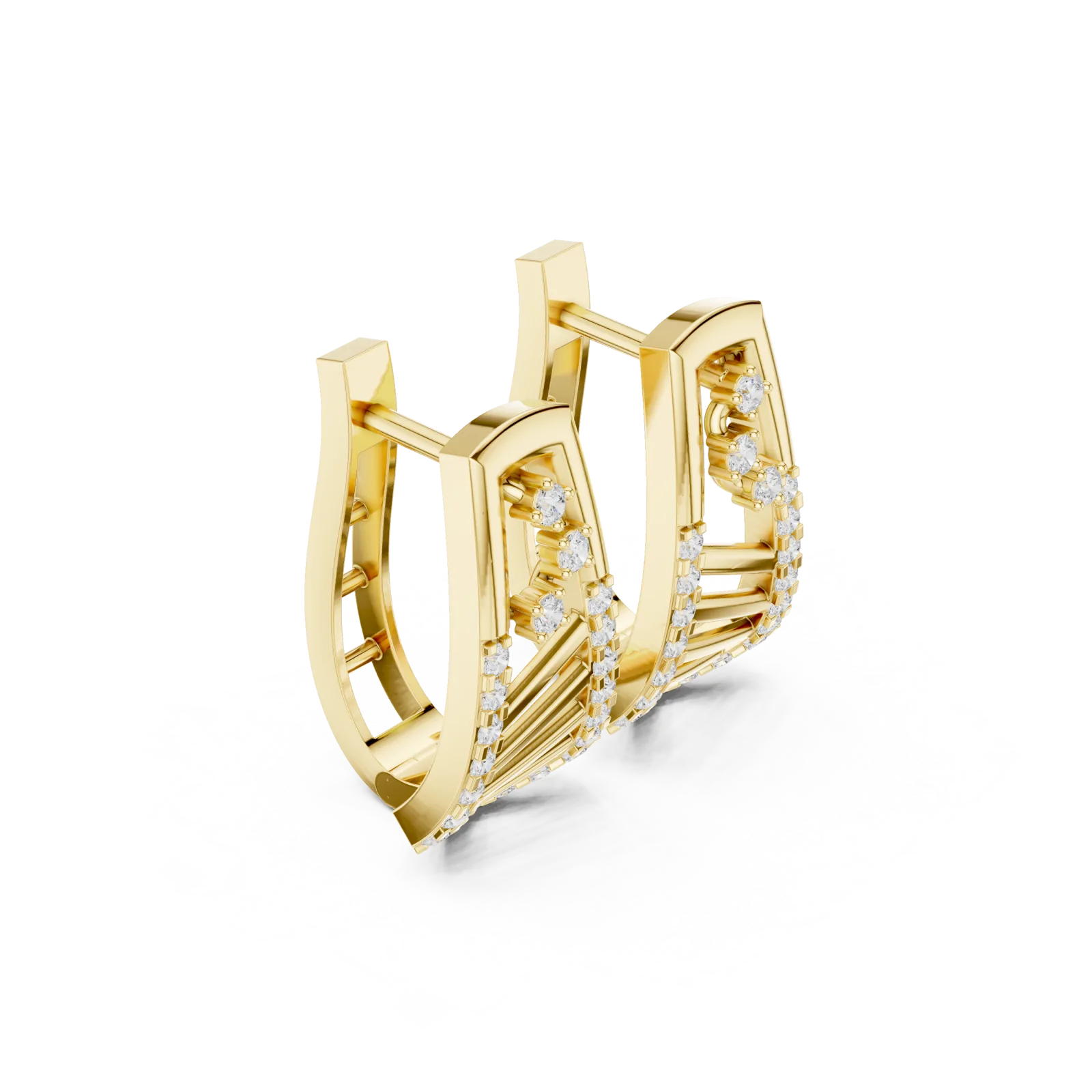 Diamond Earrings 0.36 Carat