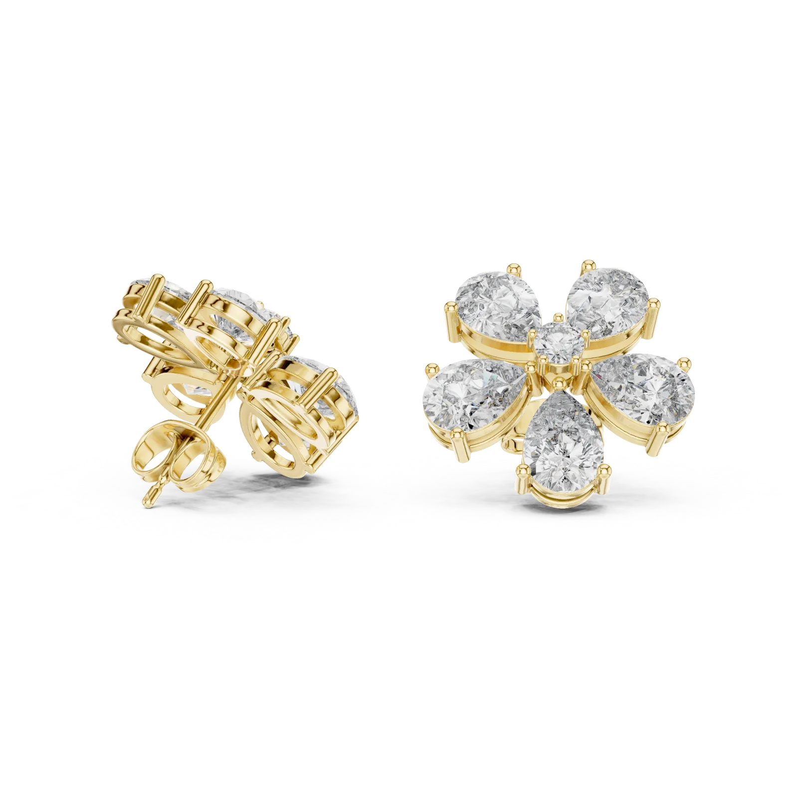Diamond Earrings 7.35 Carat