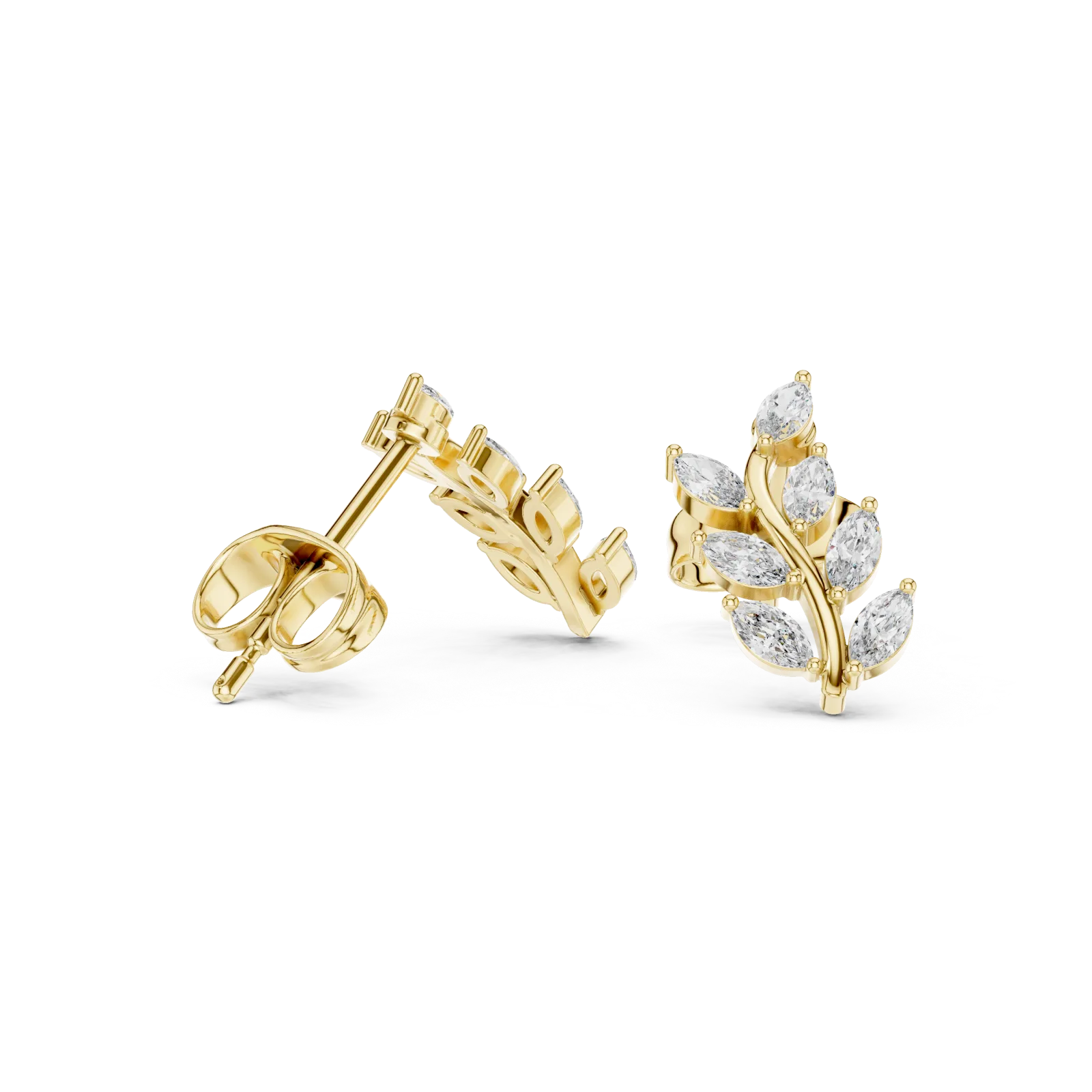 Diamond Marquise Earrings 0.33 Carat