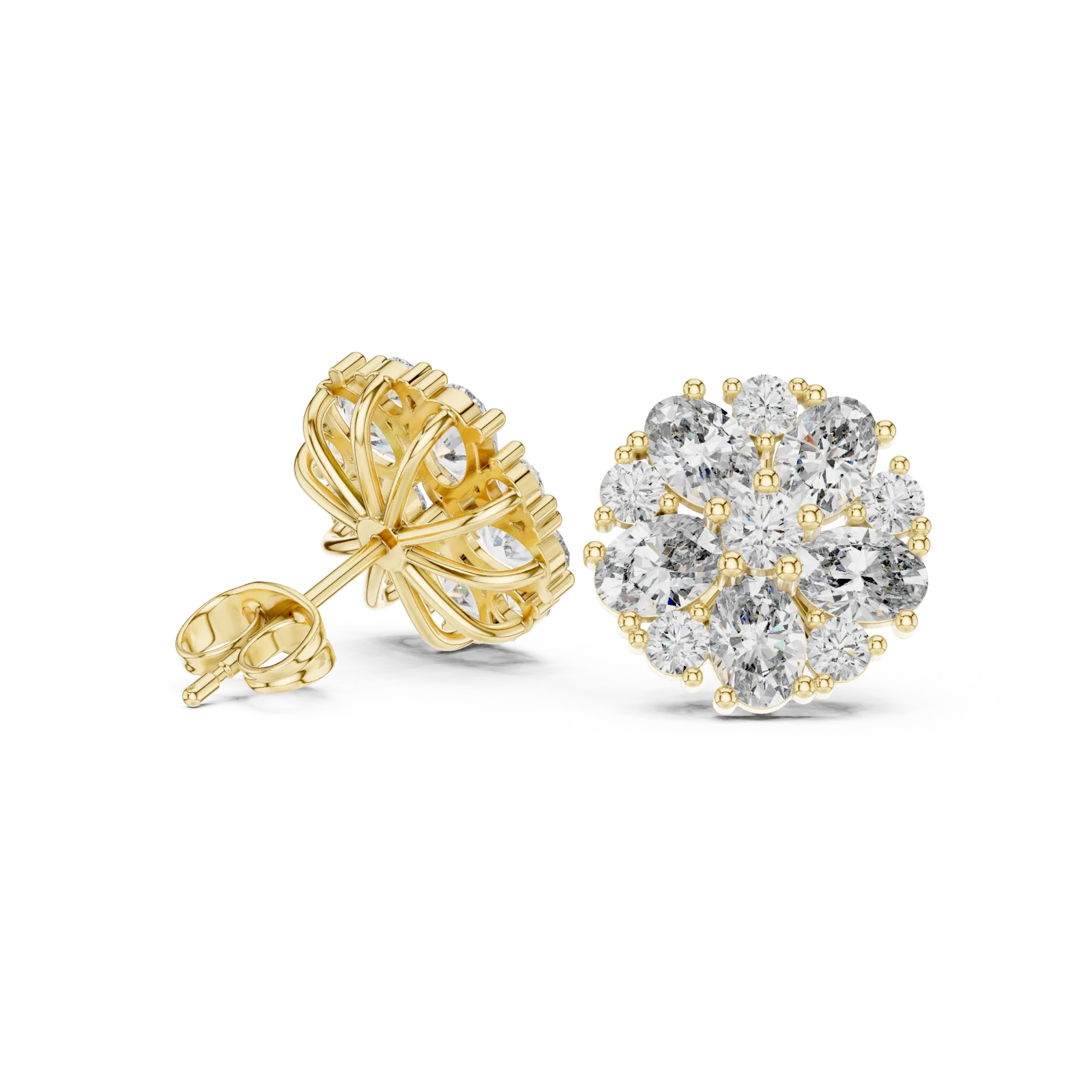 Diamond Earrings 2.97 Carat