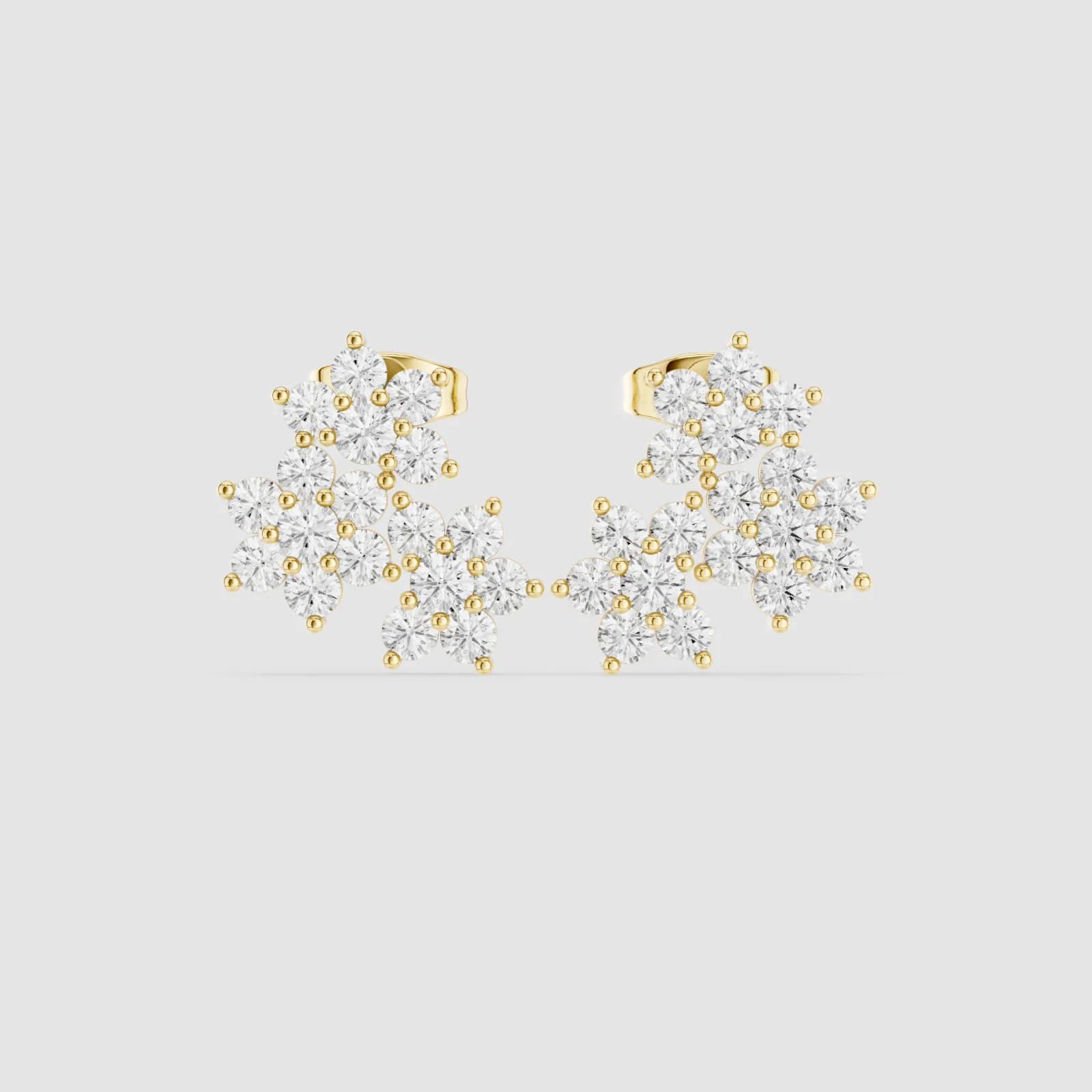 Diamond Earrings 1.74 Carat