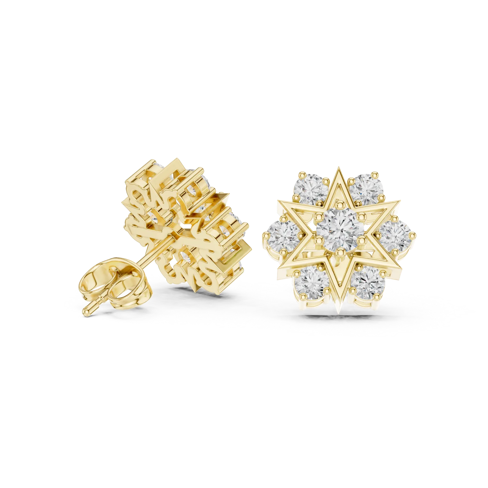 Diamond Earrings 1.38 Carat