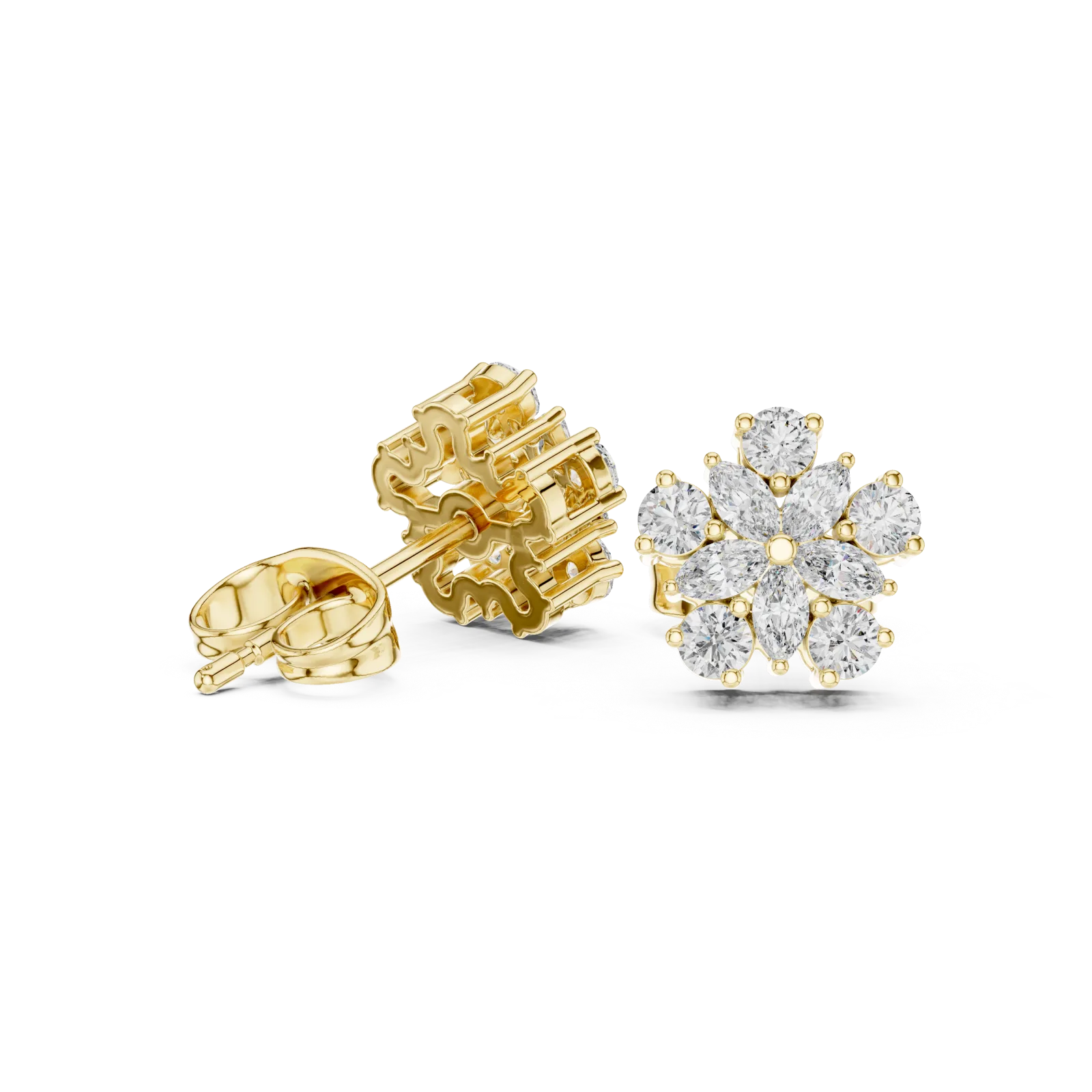 Diamond Earrings 0.62 Carat