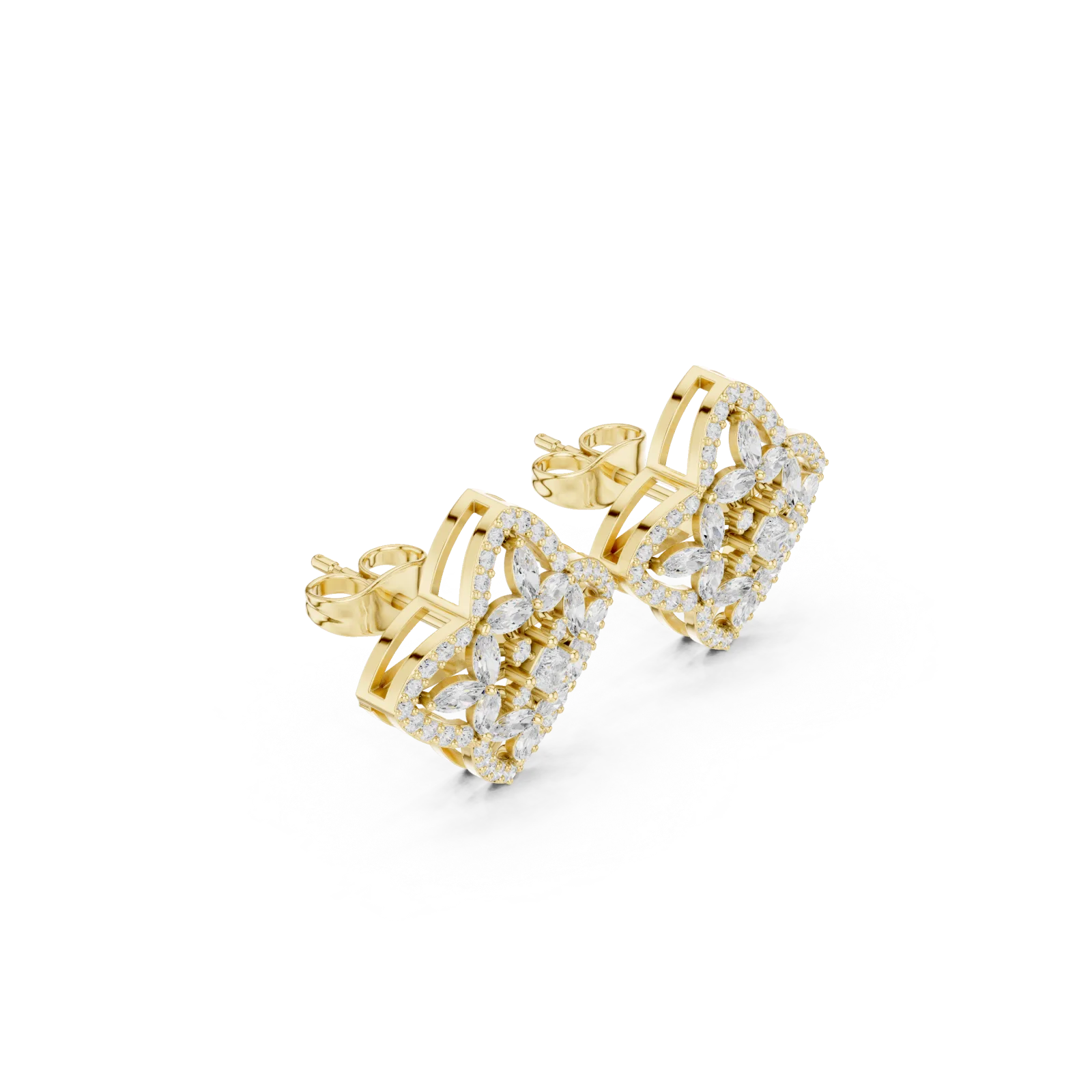 Diamond Earrings 1.01 Carat