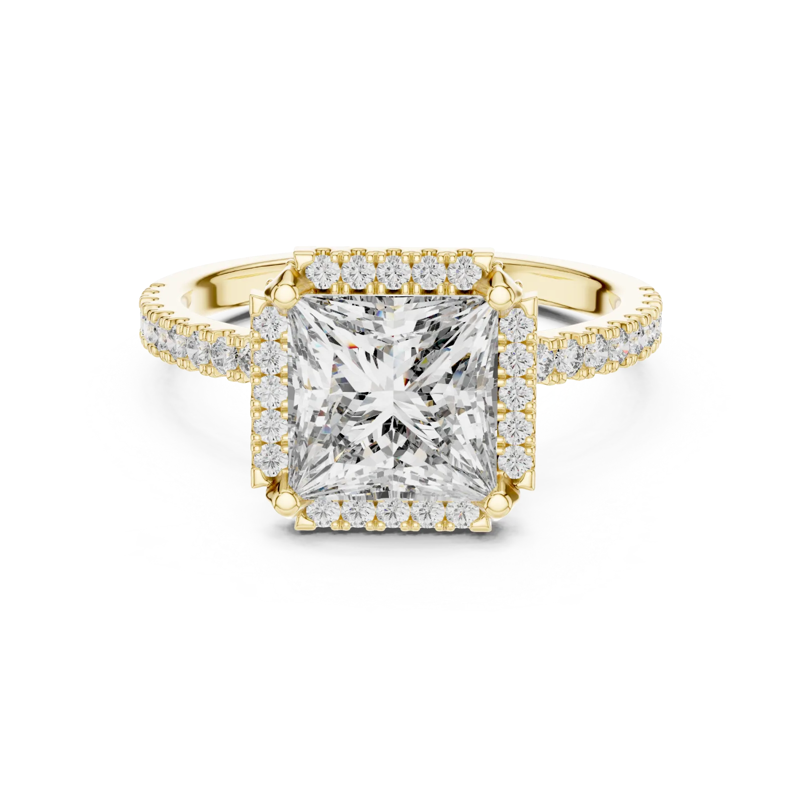 Diamond Princess Ring 2.93 Carat