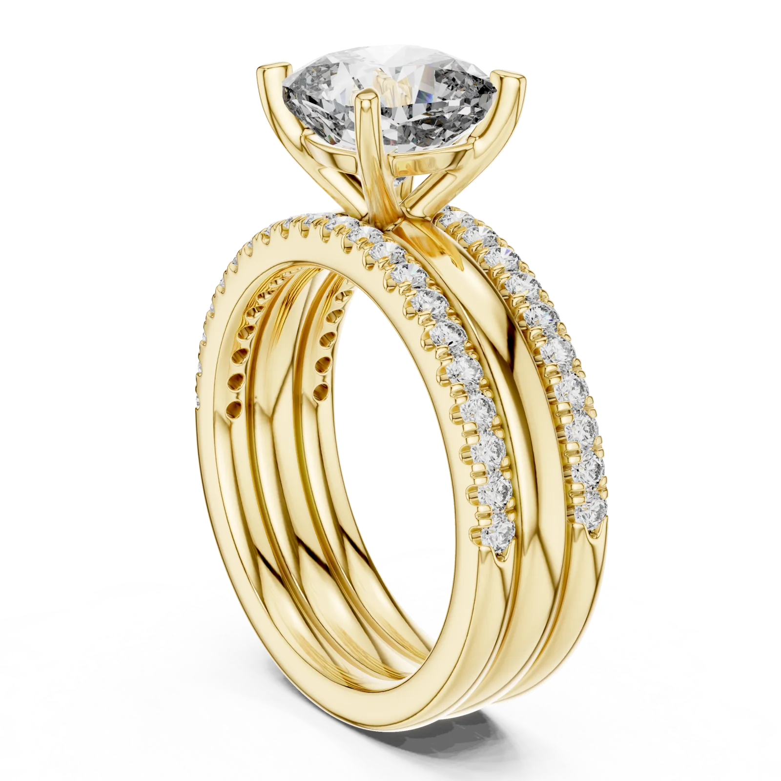 Diamond Cushion Ring 3.50 Carat