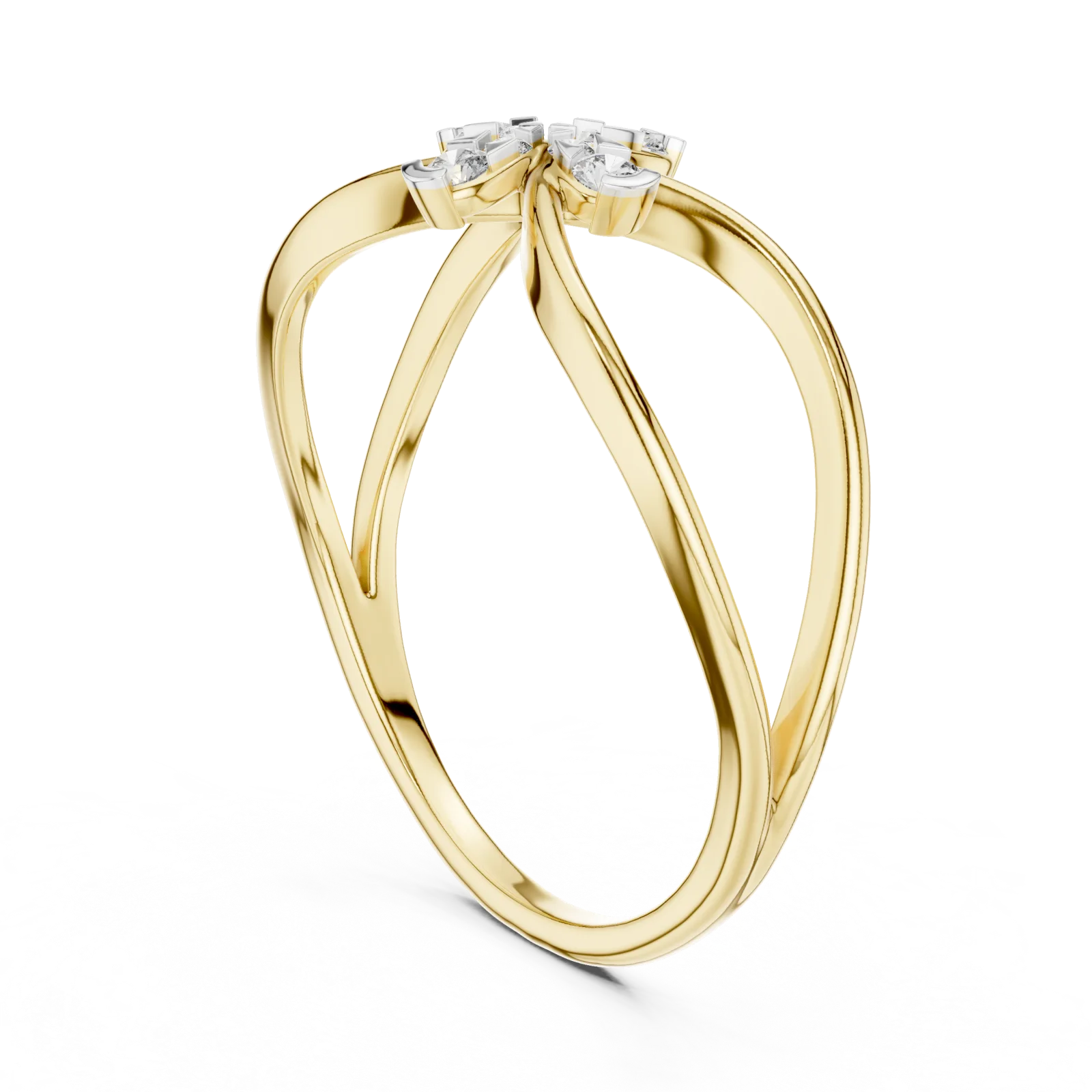 Diamante Anillo 0.10 Quilates