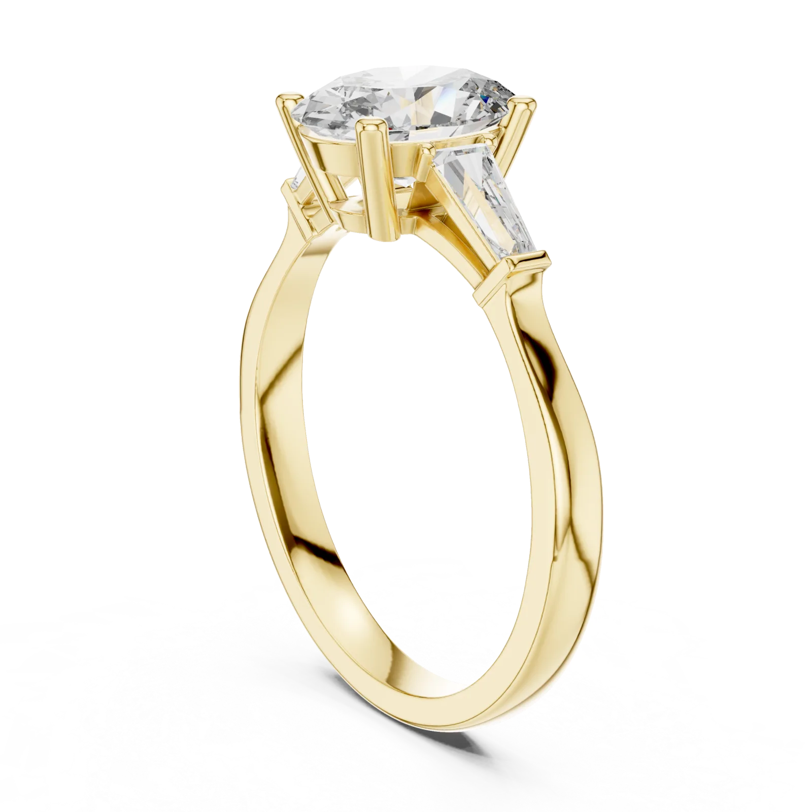 Diamond Oval Ring 1.47 Carat