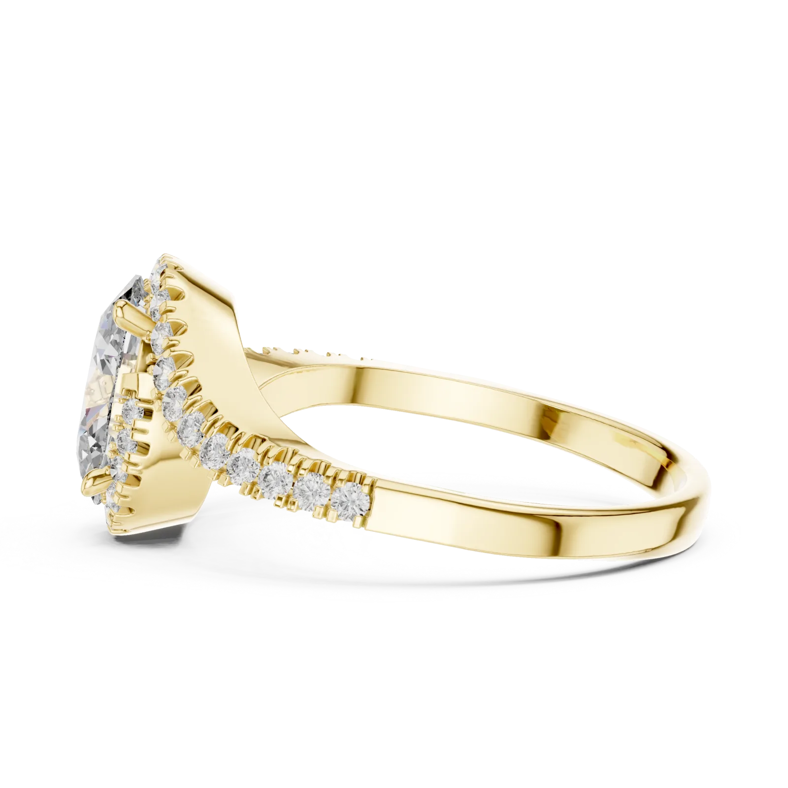 Diamond Oval Ring 1.27 Carat