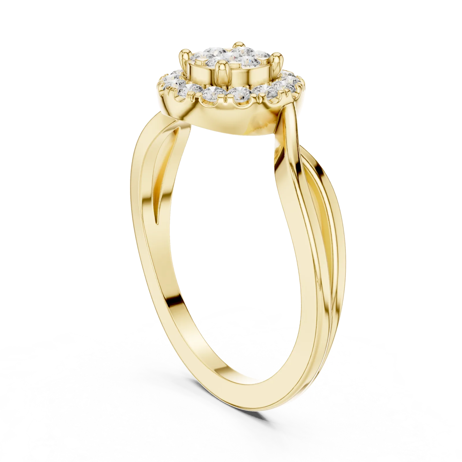 Diamante Anillo 0.28 Quilates