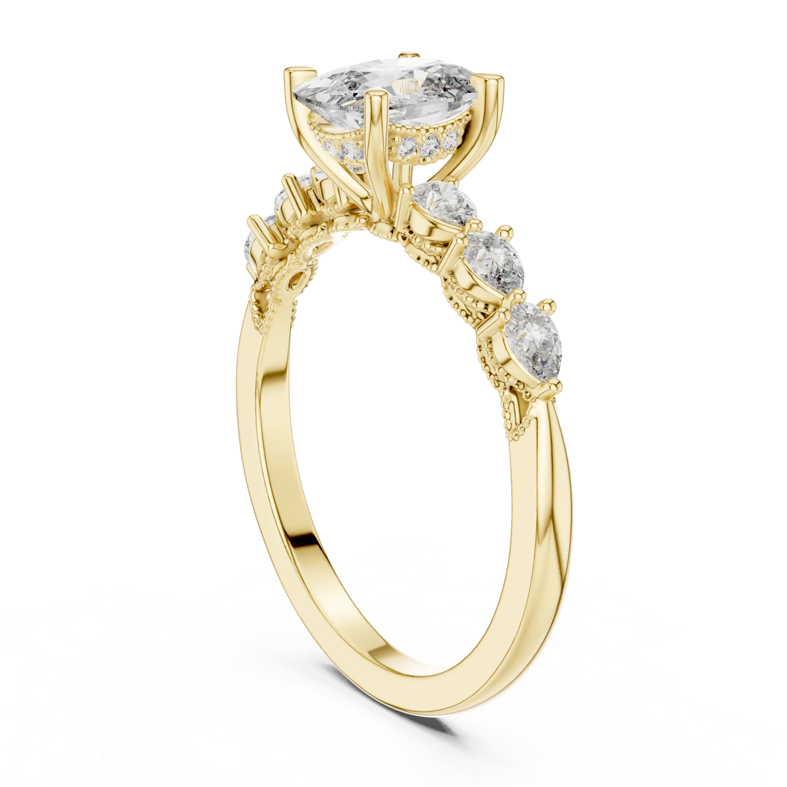 Diamond Cushion Ring 2.34 Carat