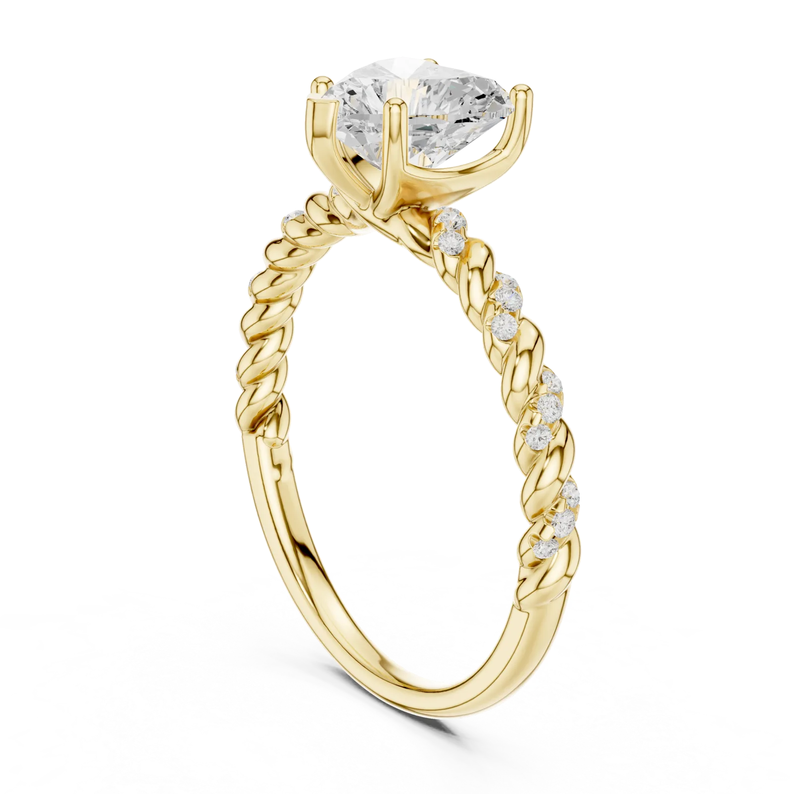 Diamond Heart Ring 1.33 Carat