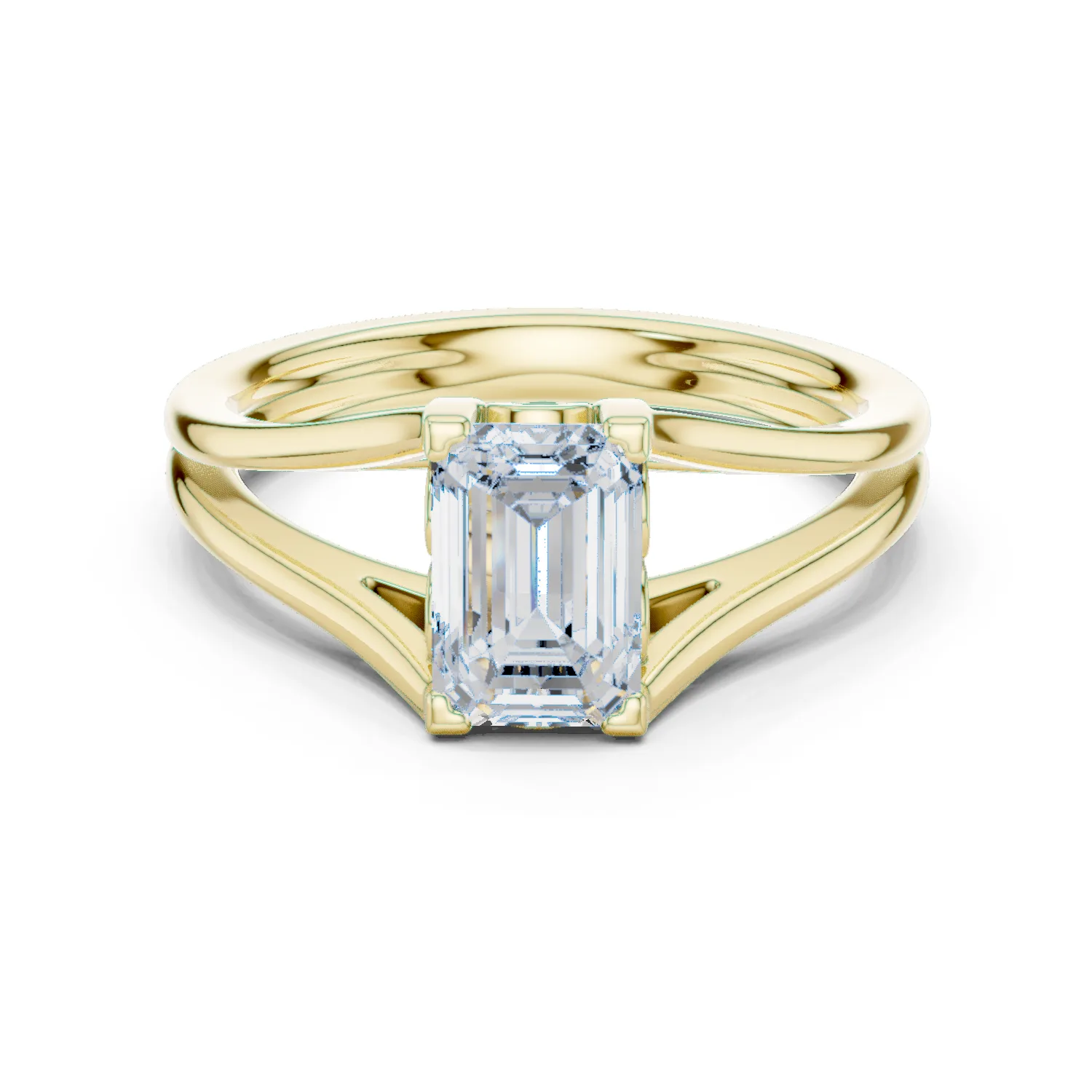 Diamant Radiant Solitär Ring 1.01 Karat