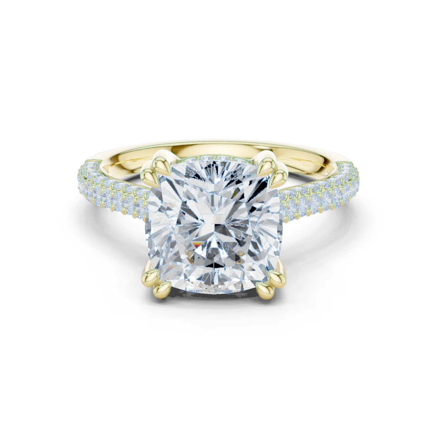 Diamant Kissenschliff Ring 4.24 Karat