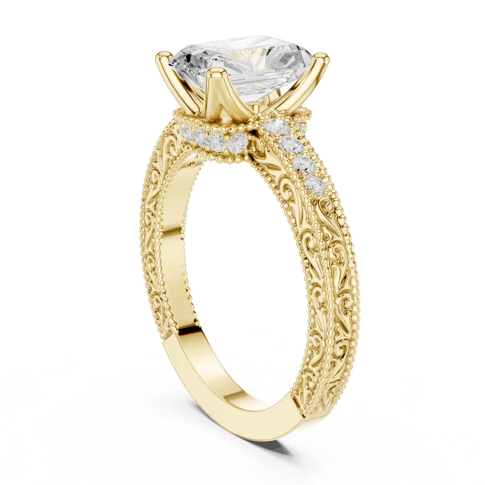 Diamond Radiant Ring 2.19 Carat