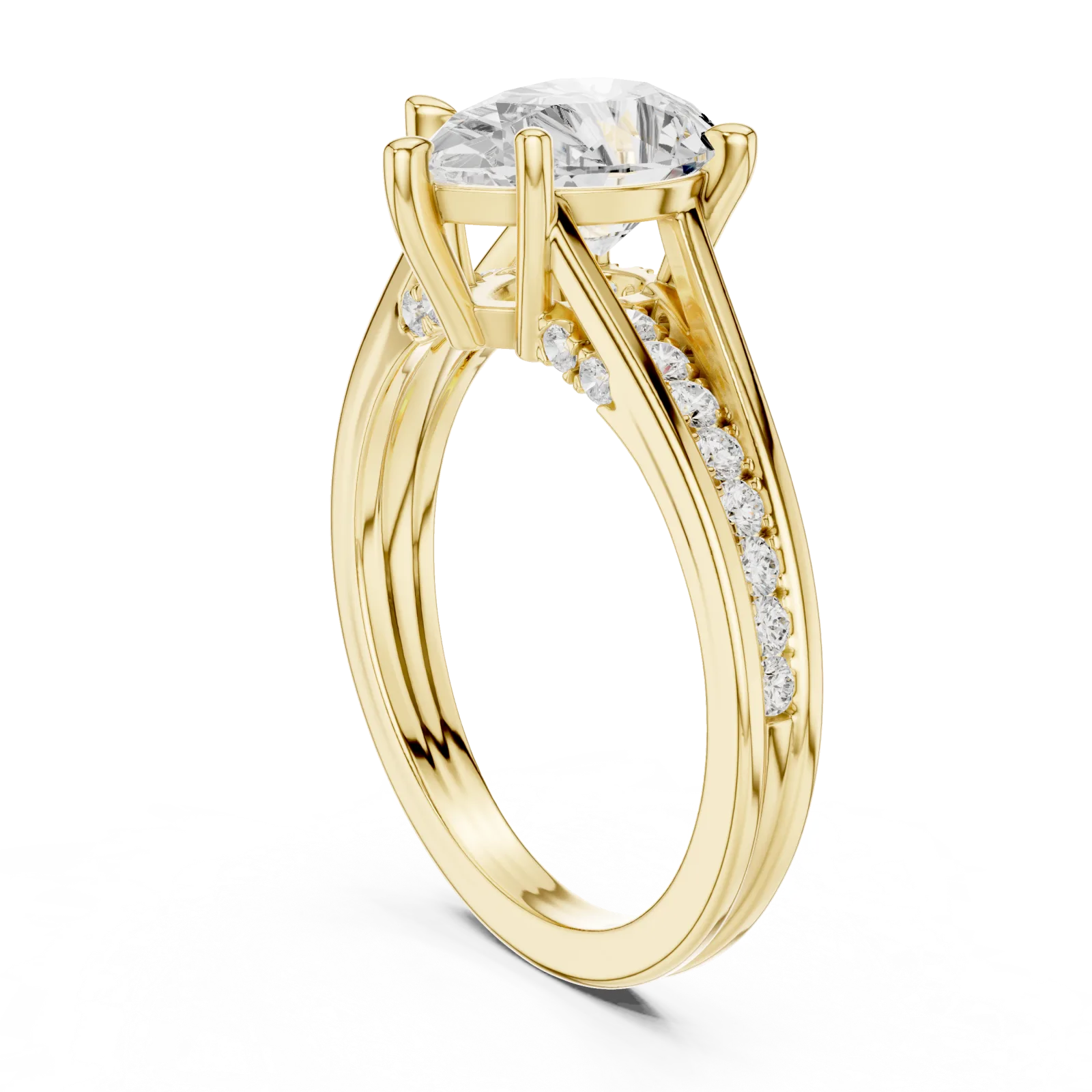 Diamond Pear Ring 1.84 Carat