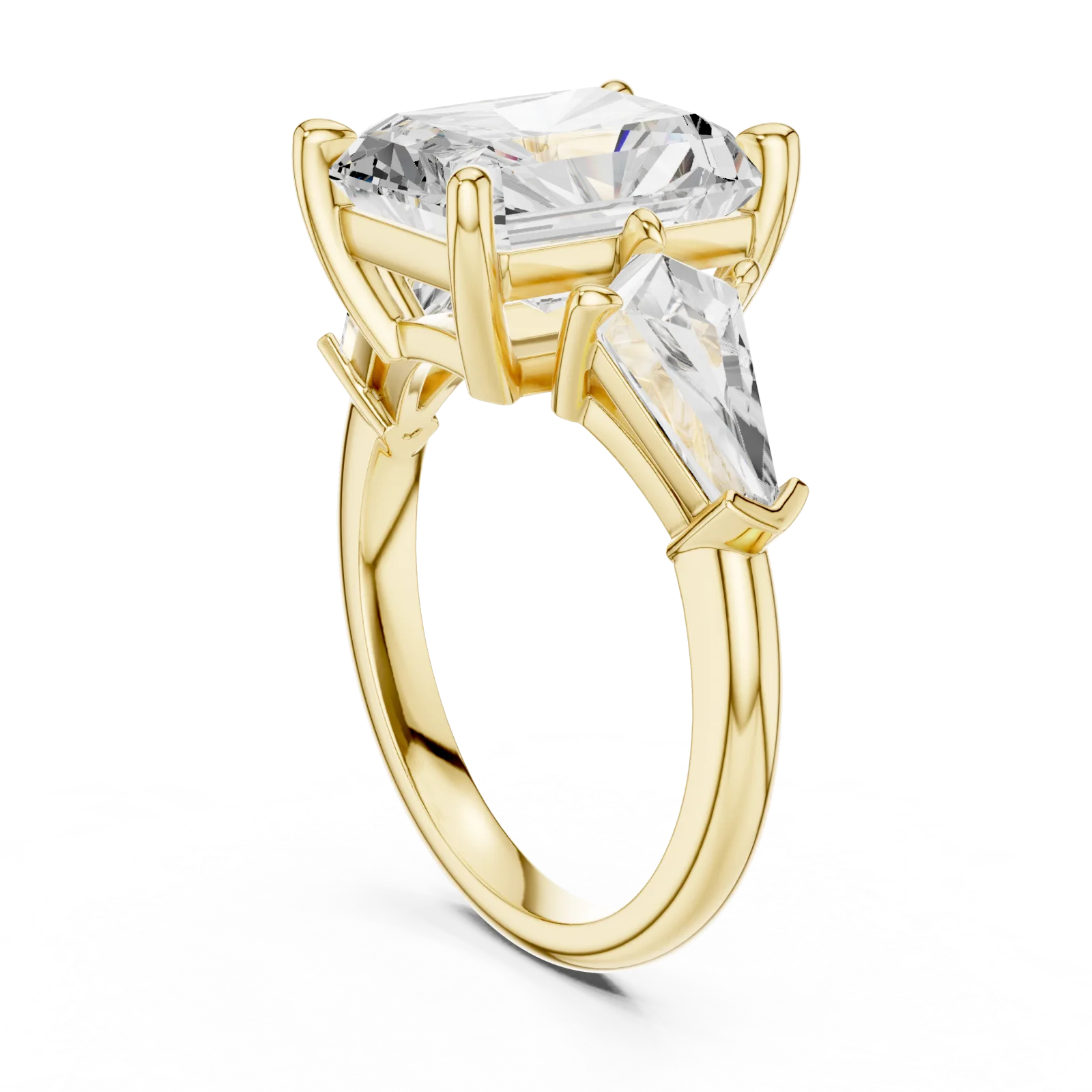 Diamante Radiante Solitario Anillo 5.90 Quilates