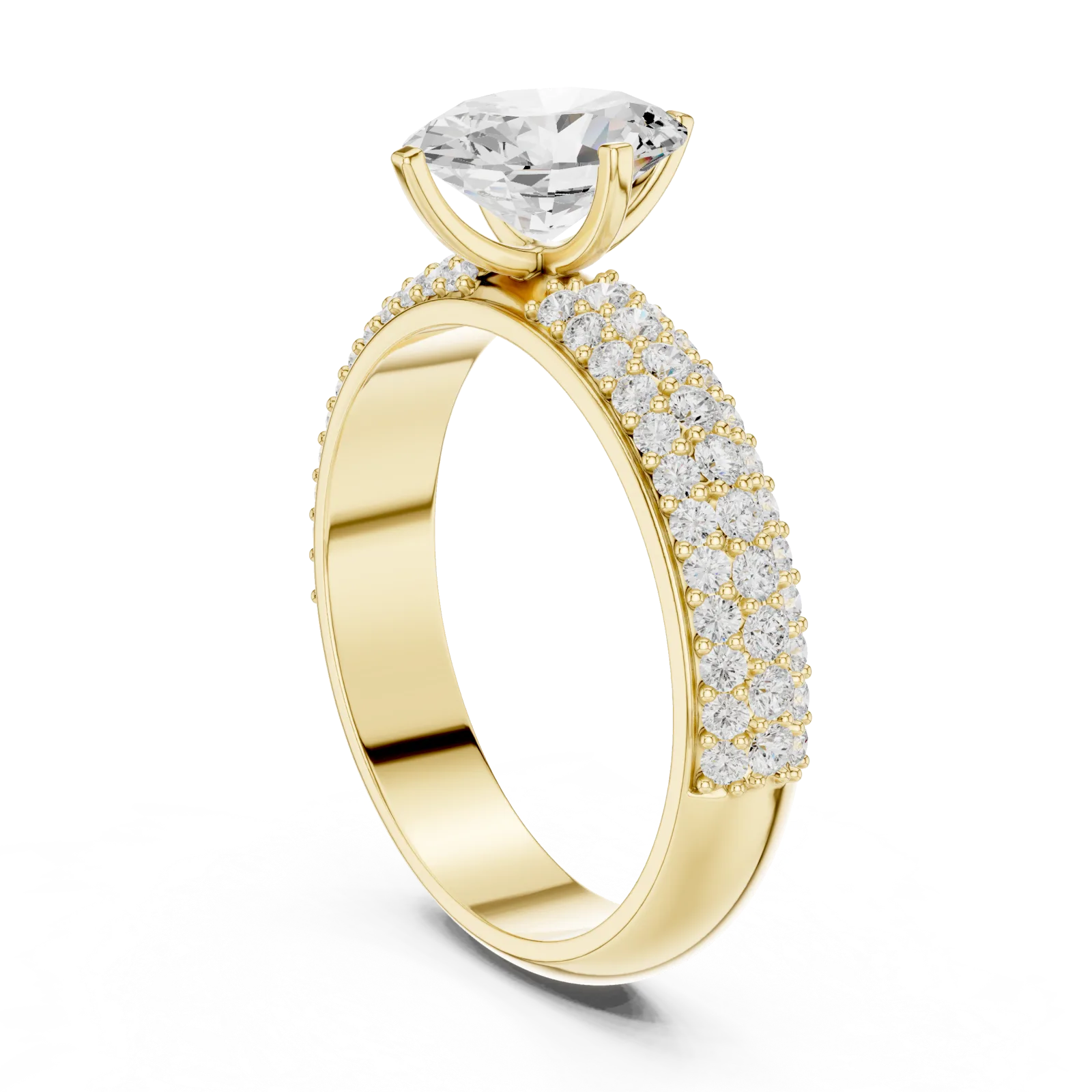 Pırlanta Oval Yüzük 1.49 Karat