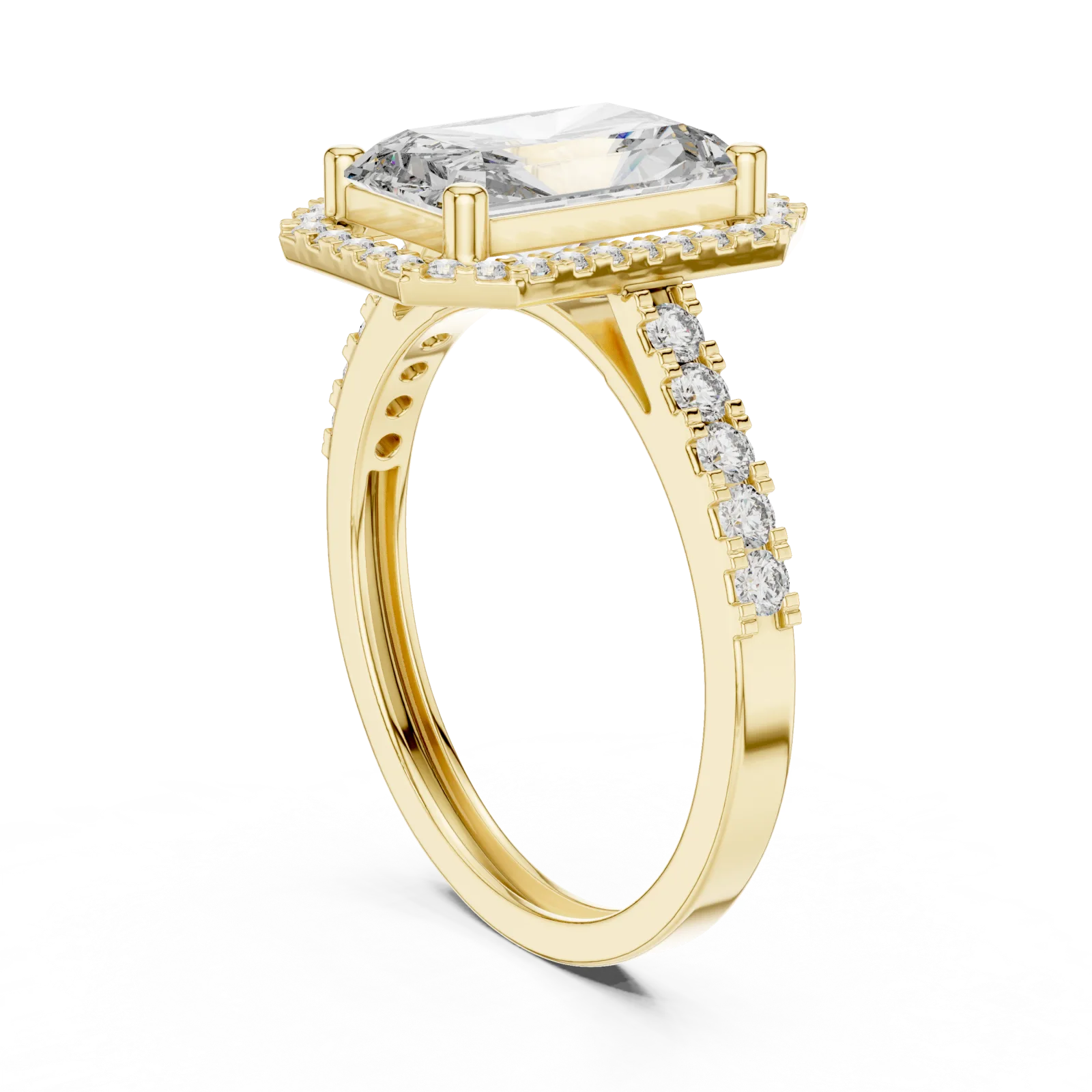 Diamond Radiant Ring 2.59 Carat