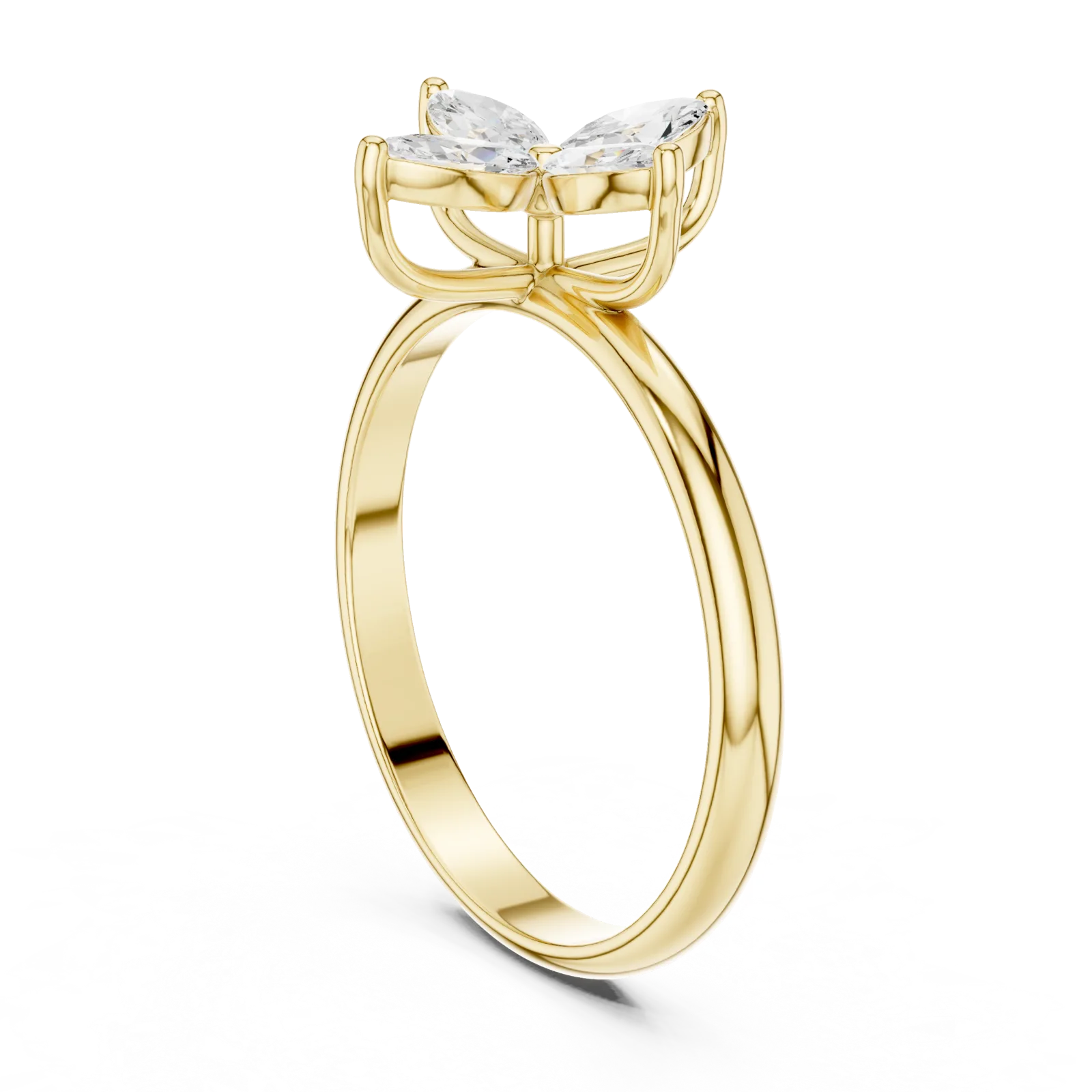 Pırlanta Marquise Kesim Yüzük 0.41 Karat
