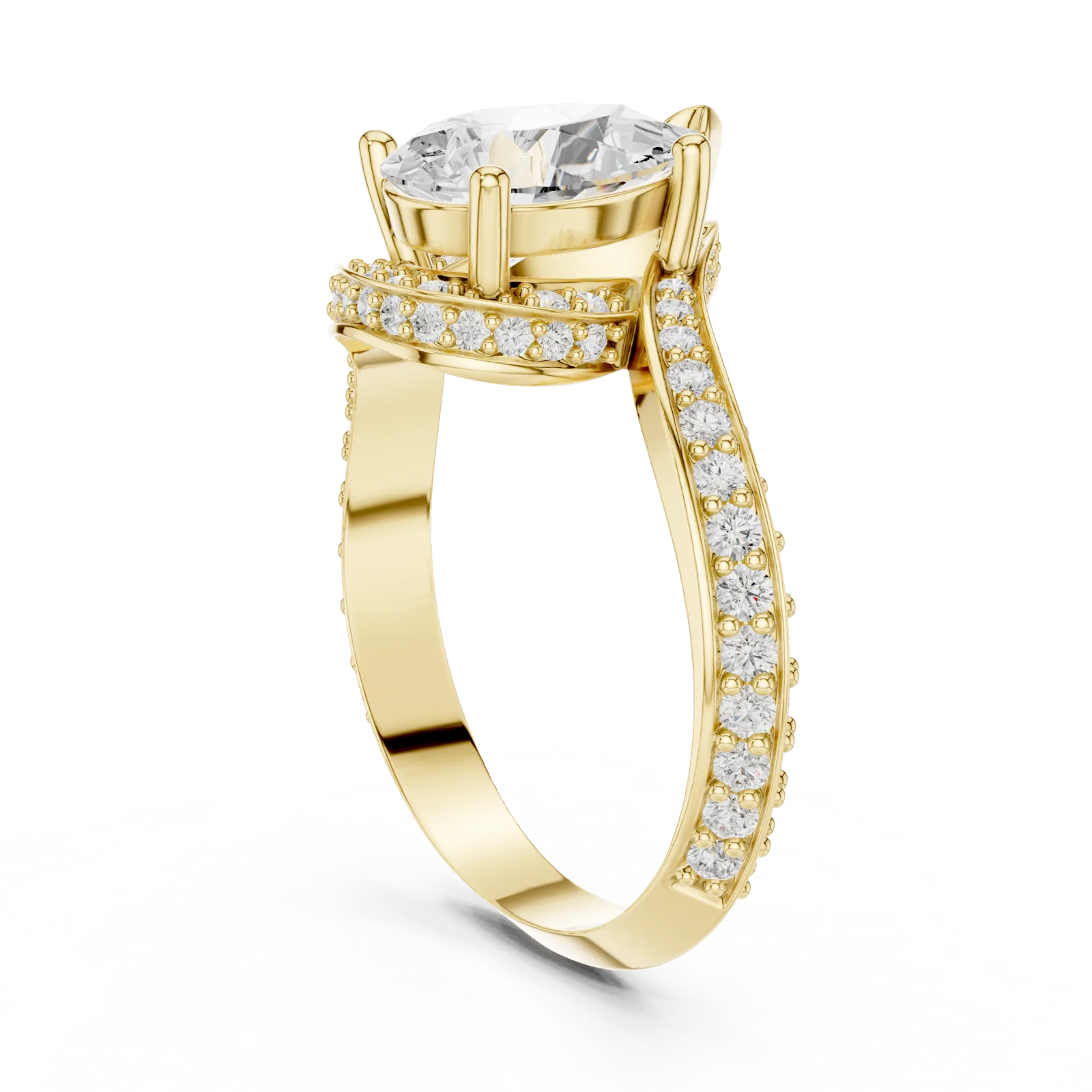 Diamond Pear Ring 2.20 Carat