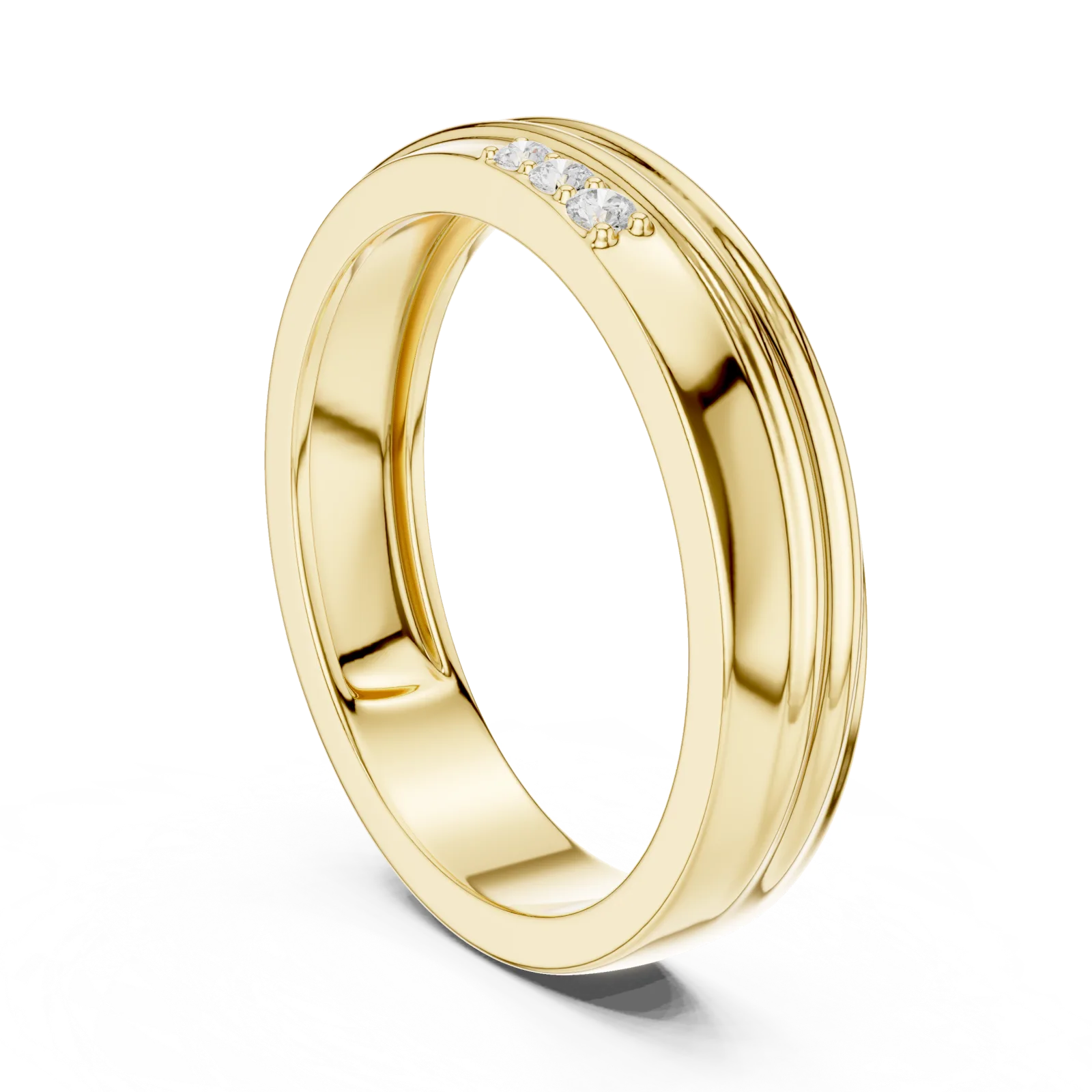 Diamante Anillo 0.04 Quilates