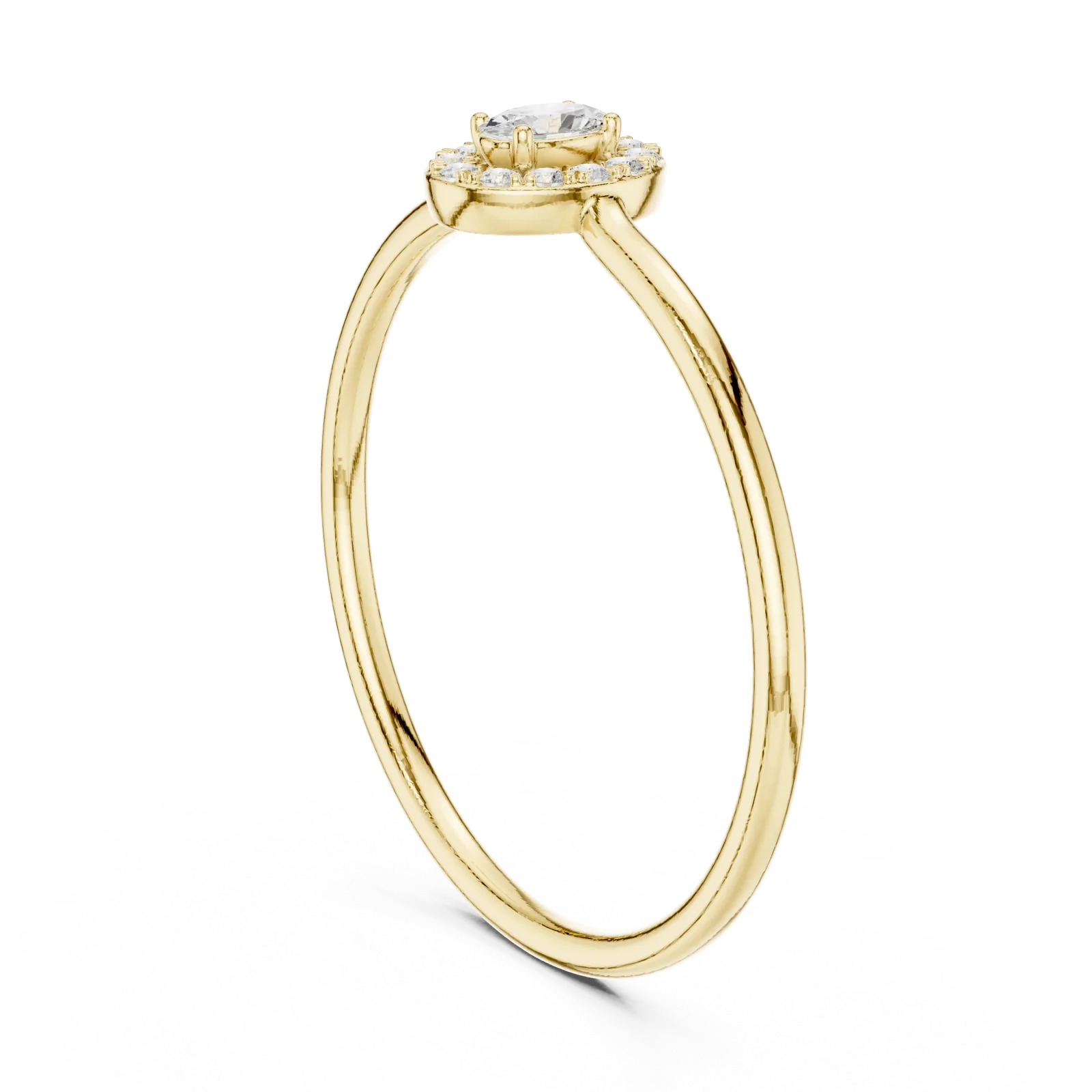 Diamante Anillo 0.11 Quilates