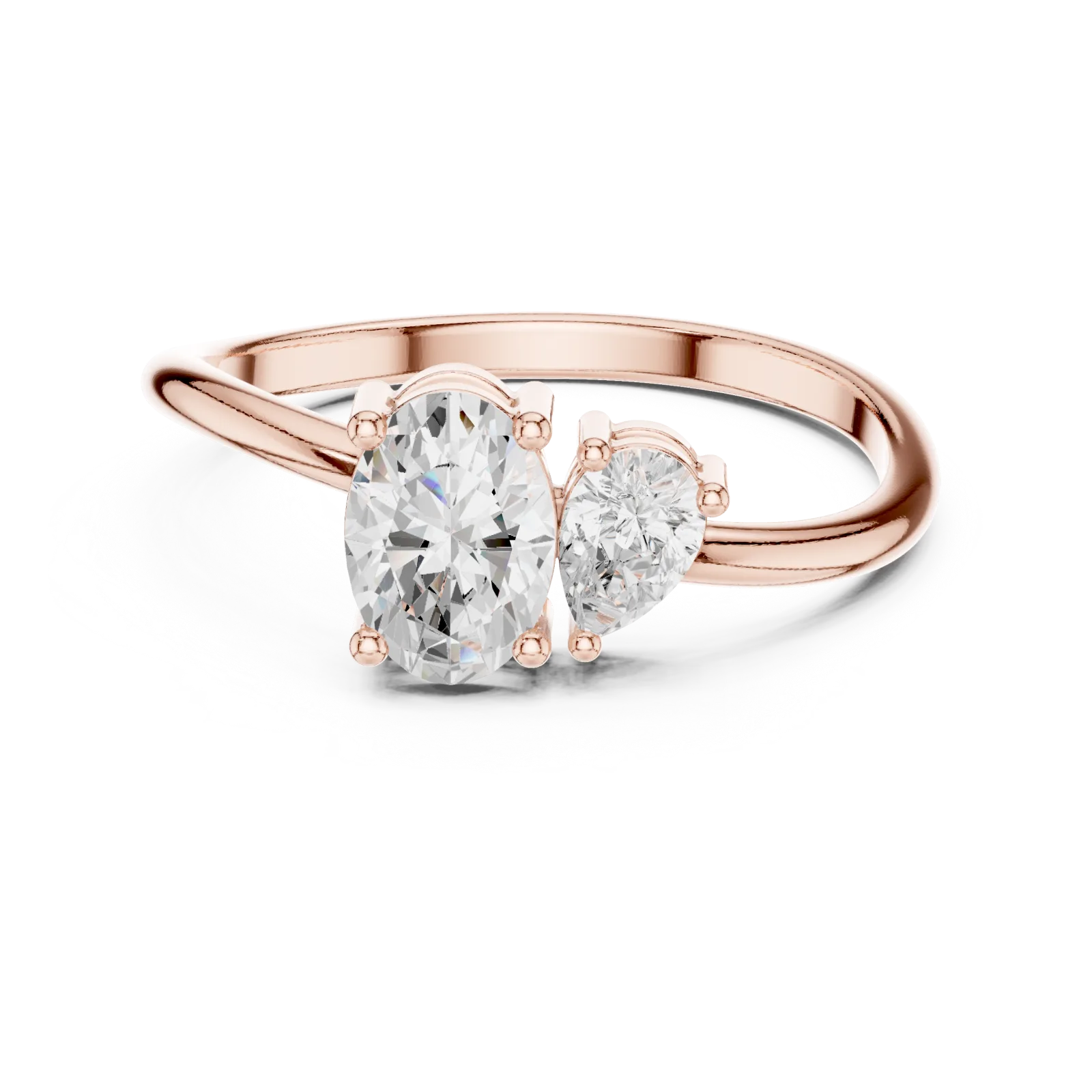 Diamant Oval Ring 0.65 Karat