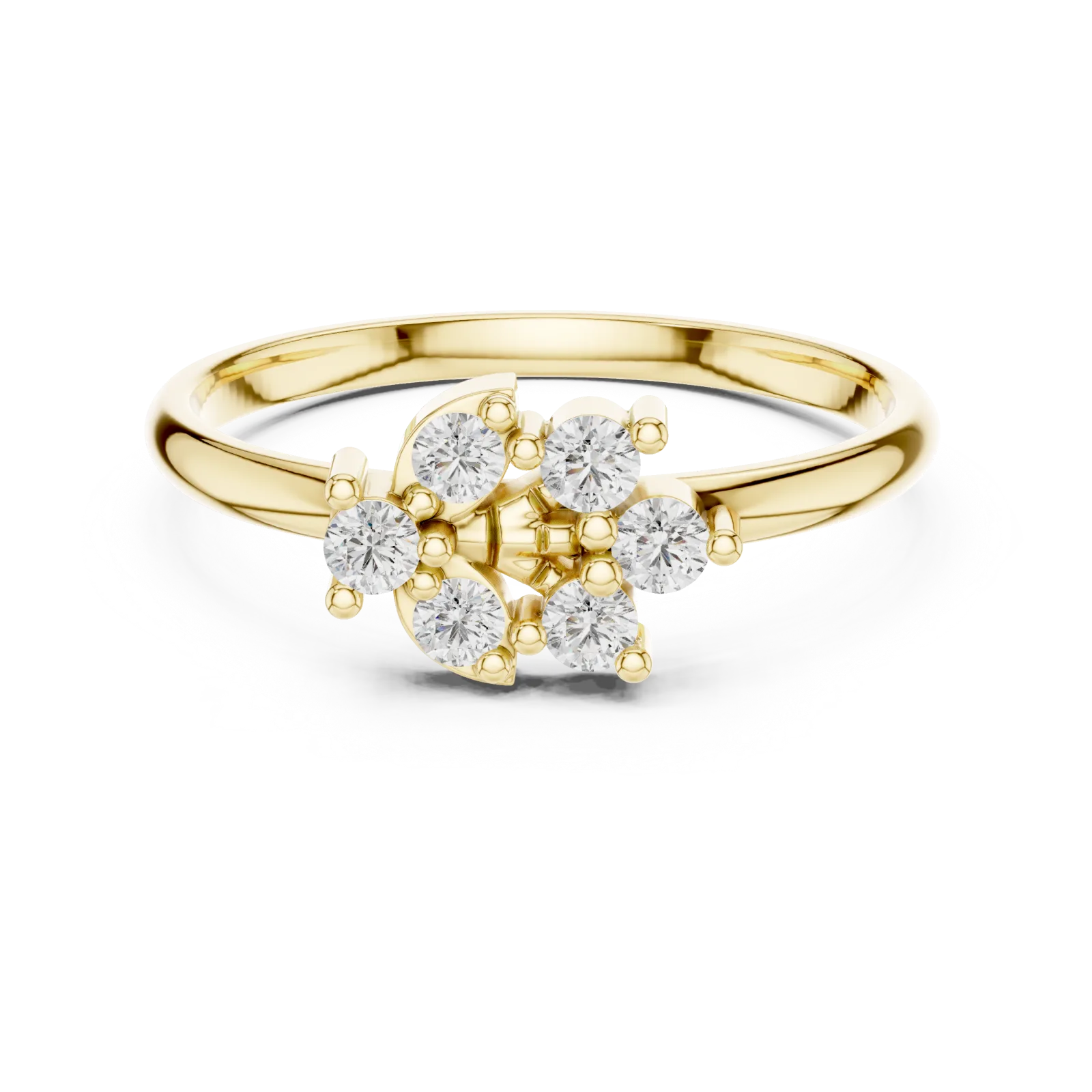 Diamante Anillo 0.12 Quilates