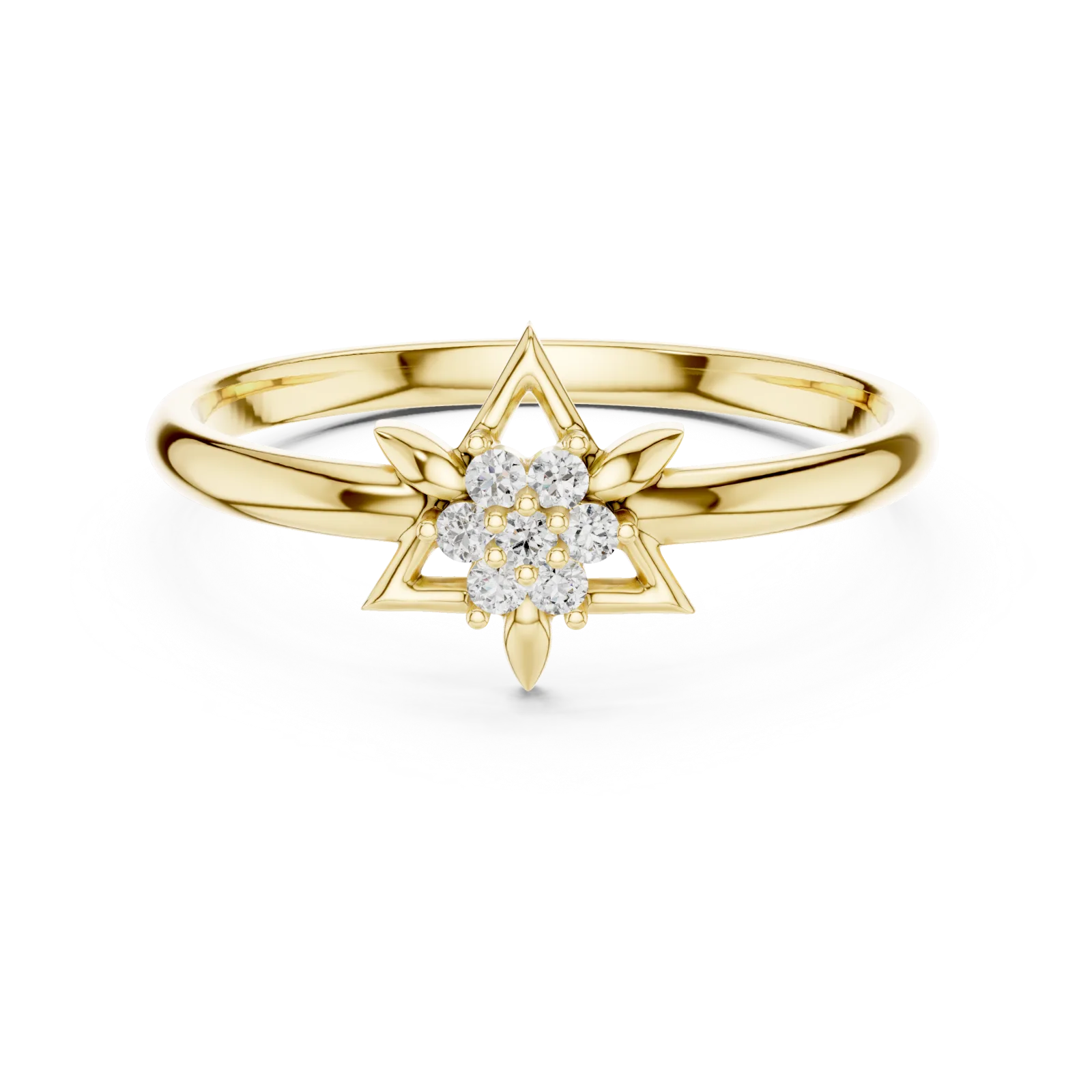 Diamante Anillo 0.04 Quilates