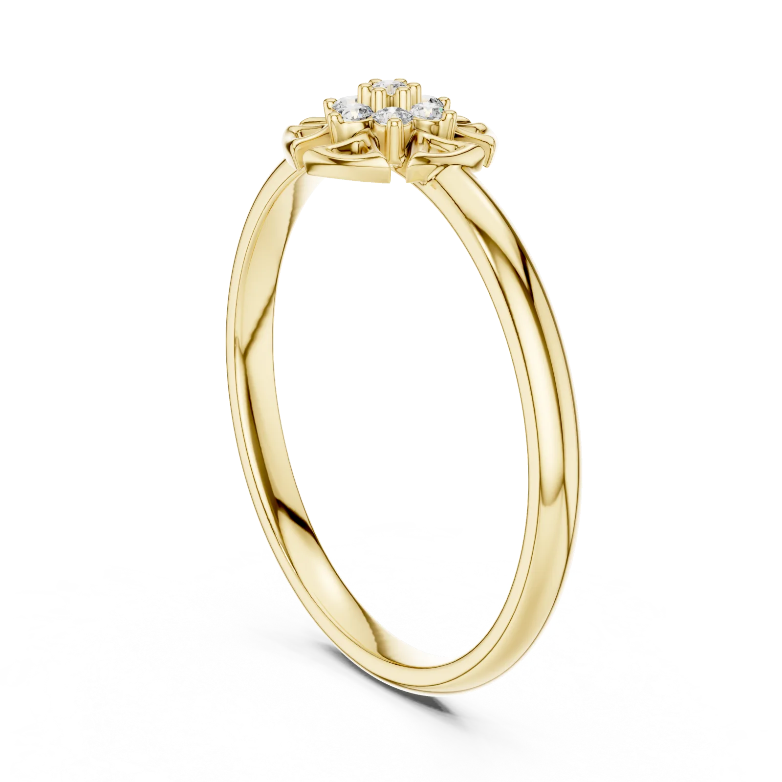 Diamante Anillo 0.04 Quilates