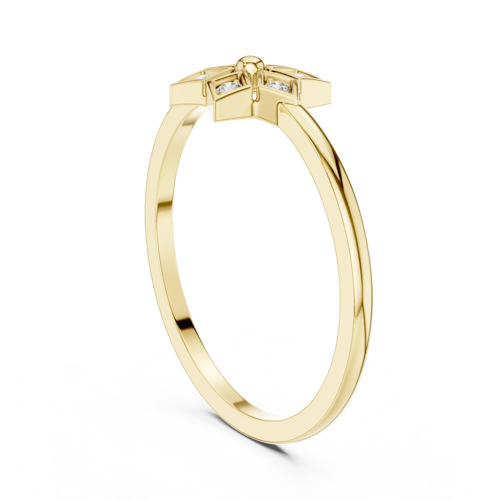 Diamante Anillo 0.06 Quilates