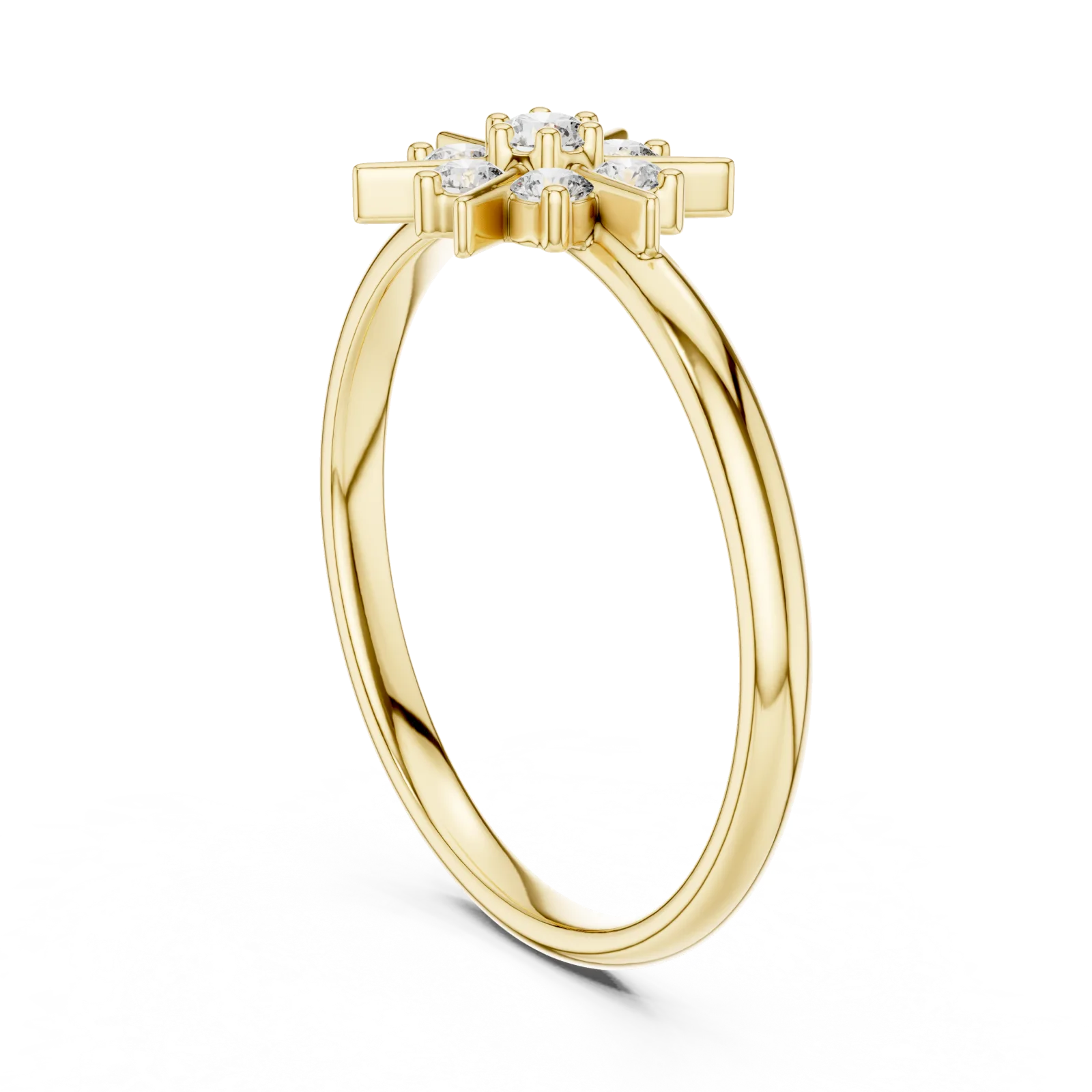 Diamante Anillo 0.12 Quilates