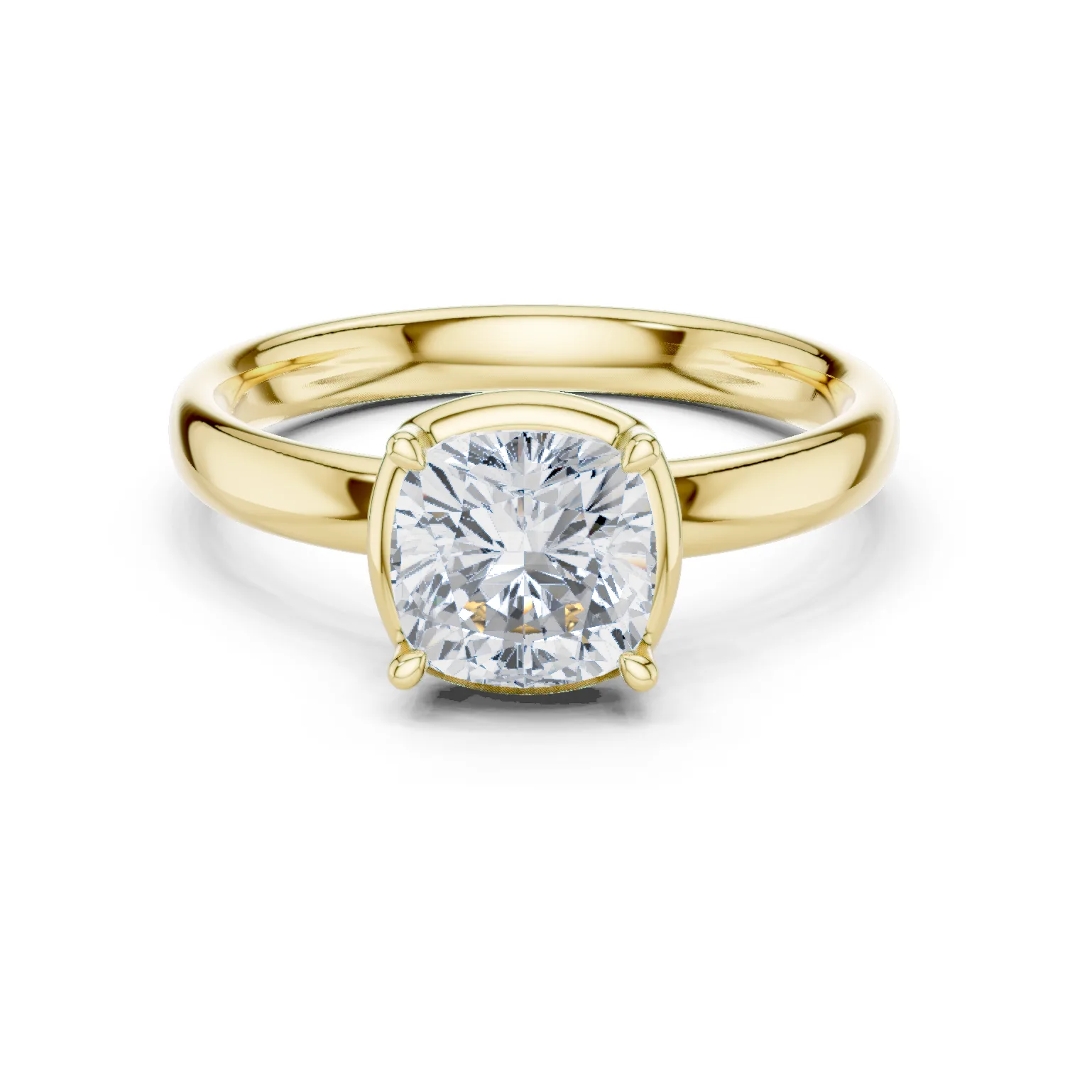 Diamant Kissenschliff Solitär Ring 1.50 Karat