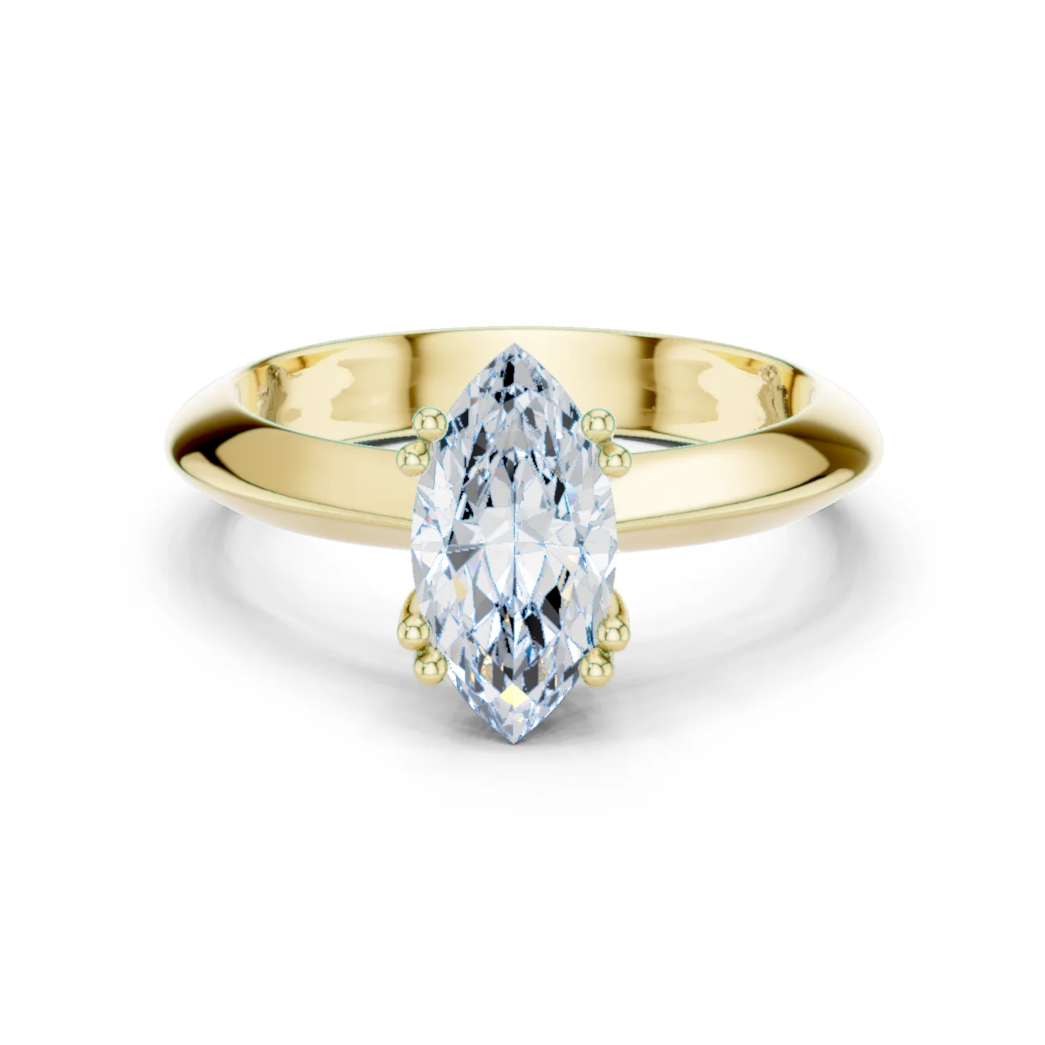 Diamond Marquise Solitaire Ring 1.50 Carat