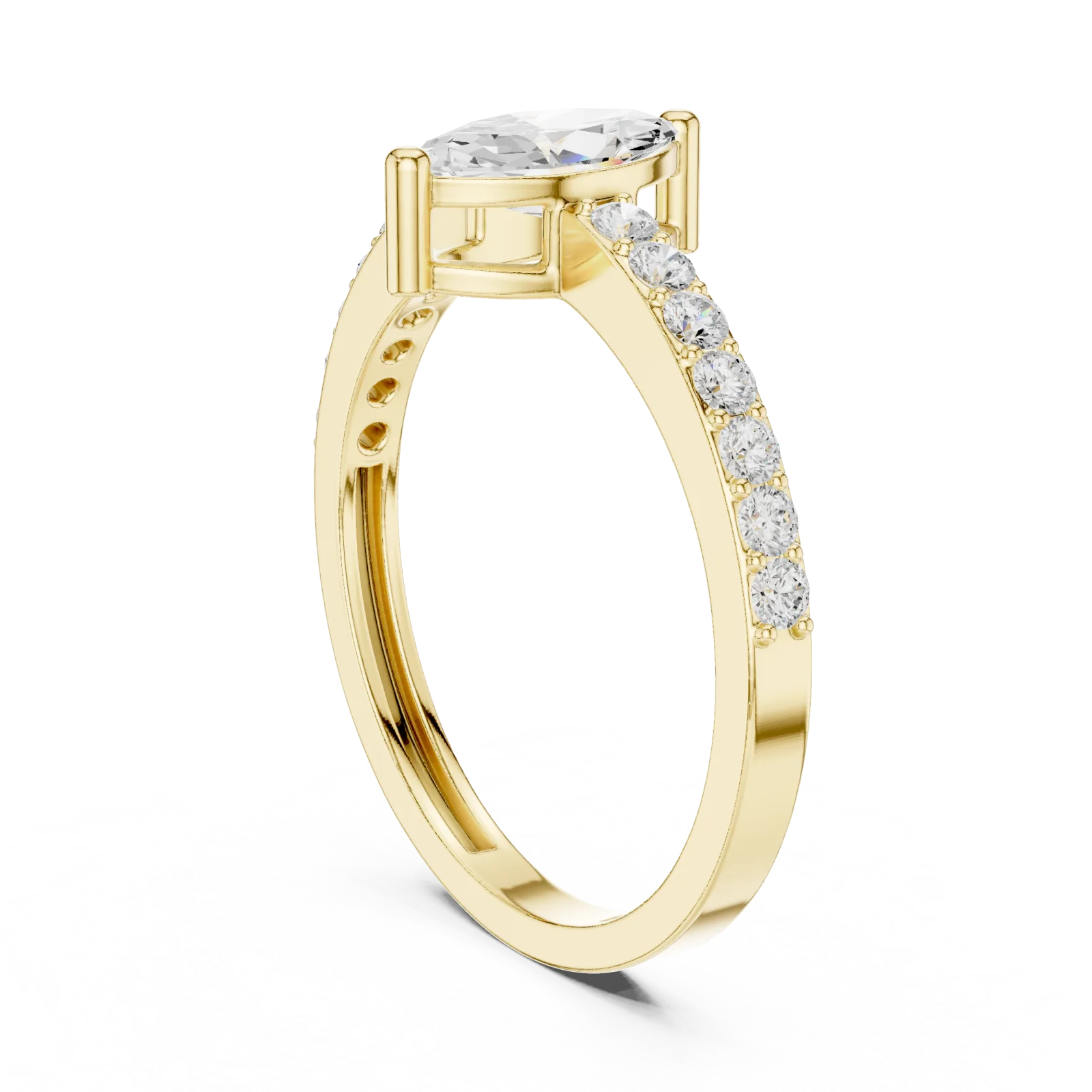 Pırlanta Marquise Yüzük 0.69 Karat