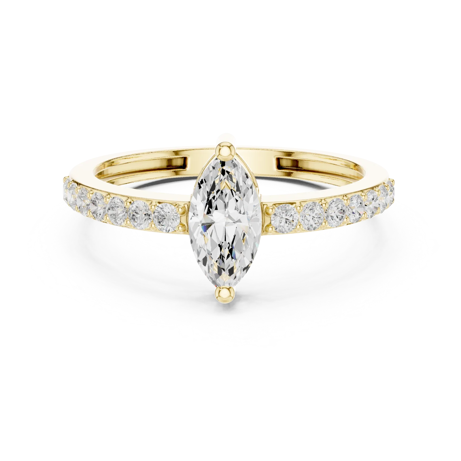 Pırlanta Marquise Yüzük 0.69 Karat